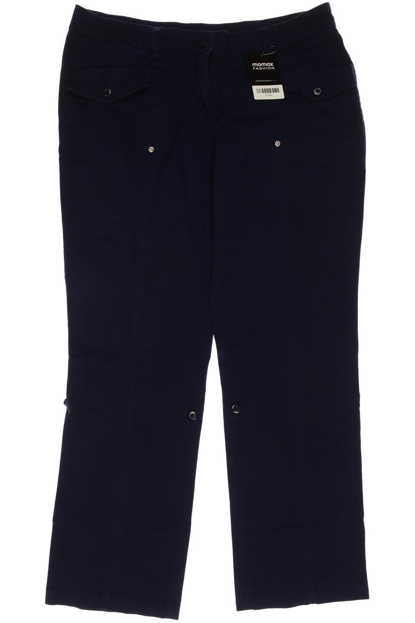 

sheego Damen Stoffhose, marineblau