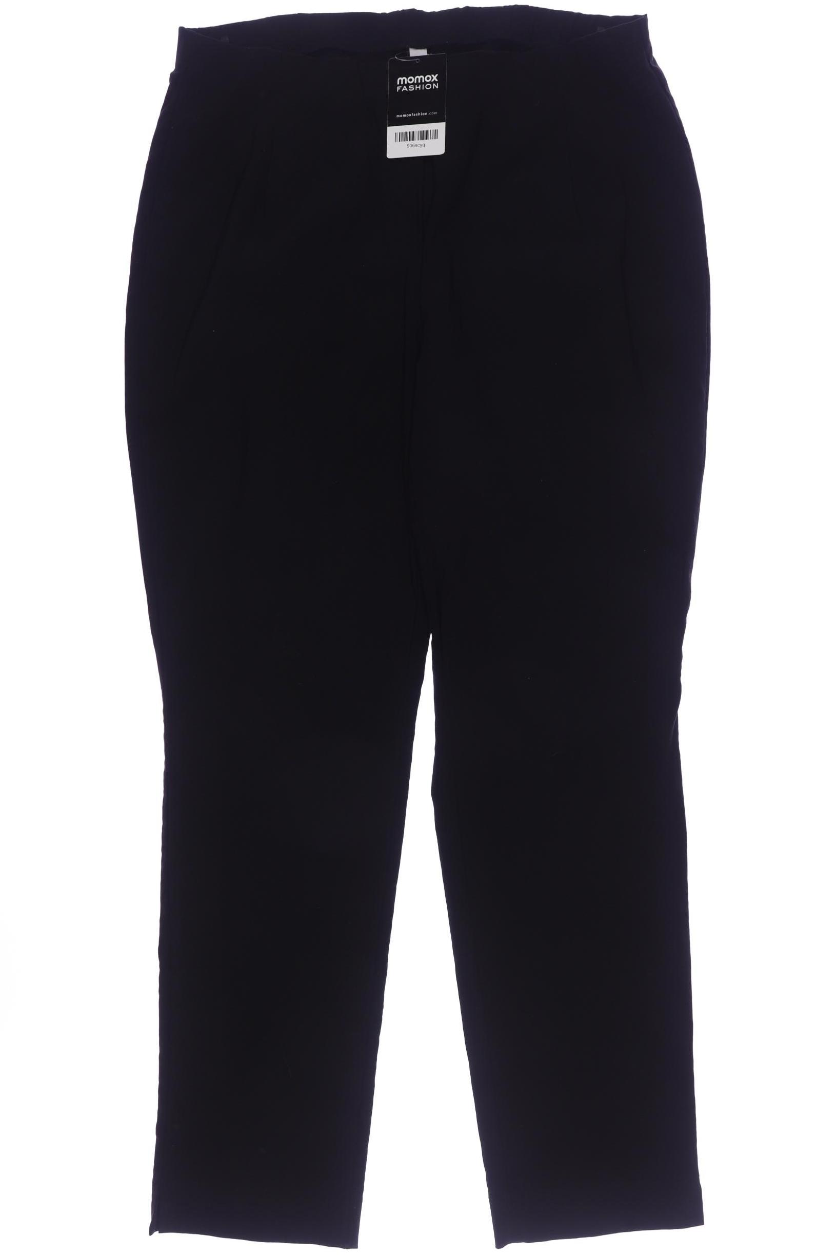 

sheego Damen Stoffhose, schwarz, Gr. 46