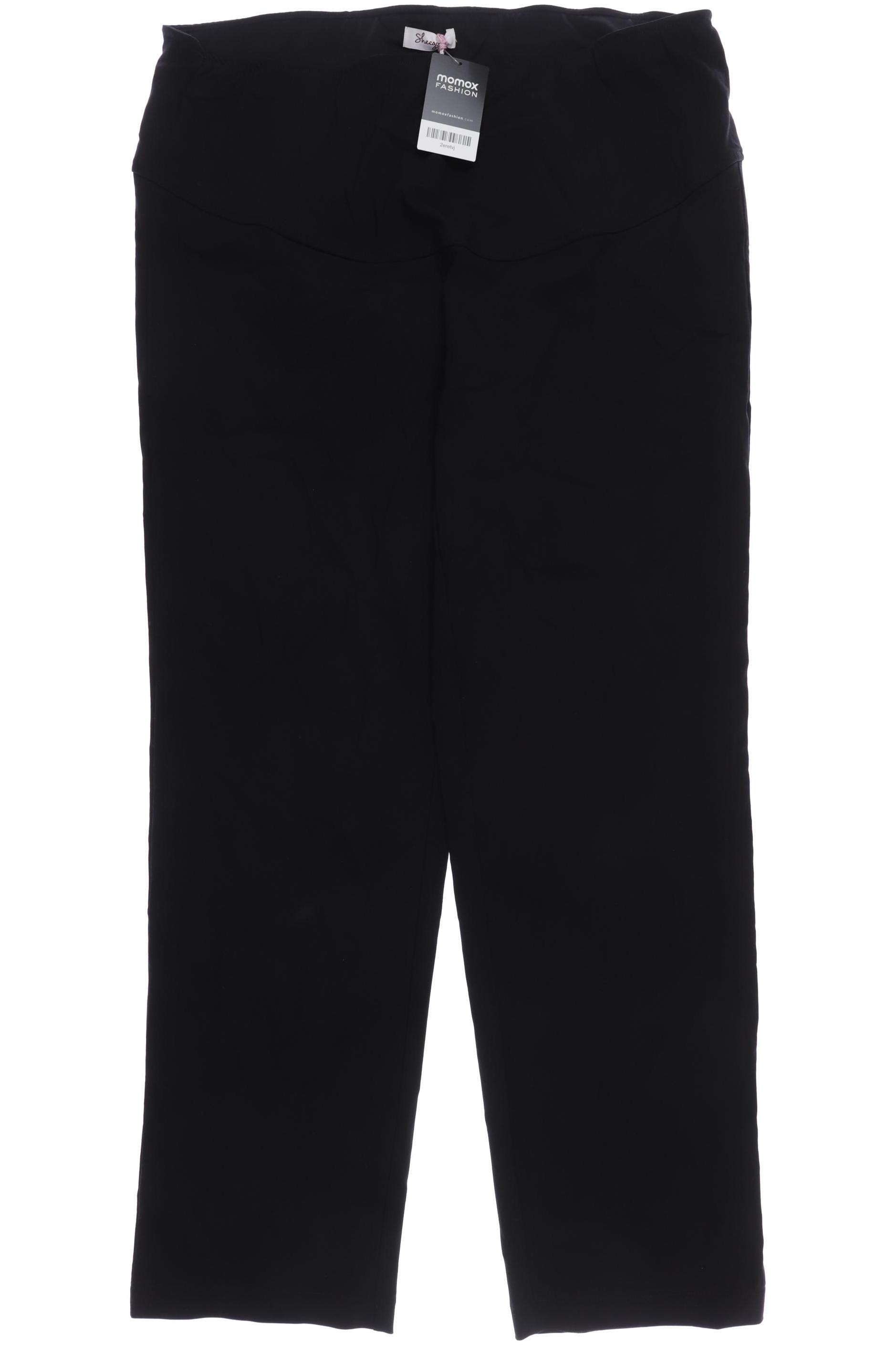

sheego Damen Stoffhose, schwarz, Gr. 50