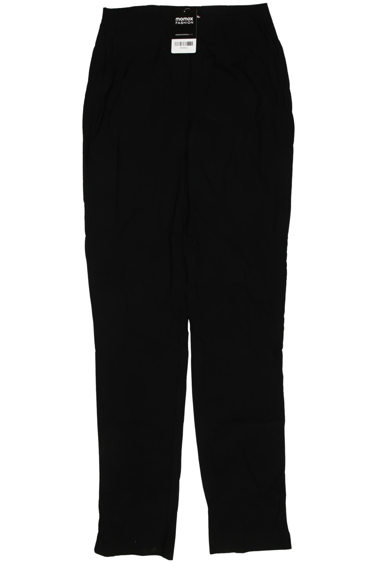 

sheego Damen Stoffhose, schwarz, Gr. 80