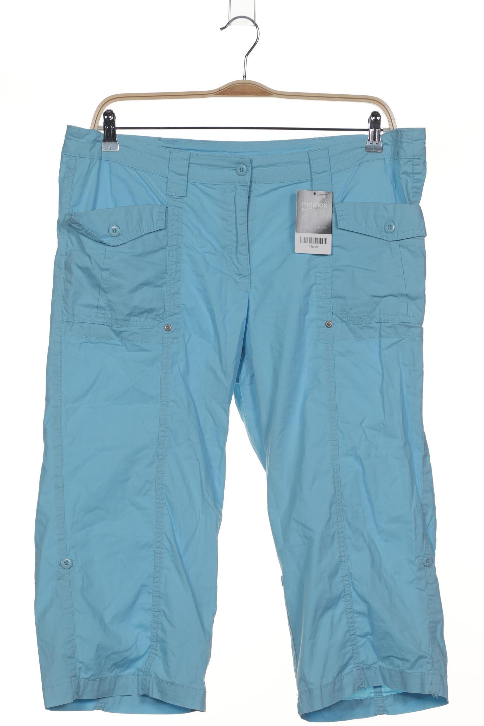 

sheego Damen Stoffhose, hellblau, Gr. 48