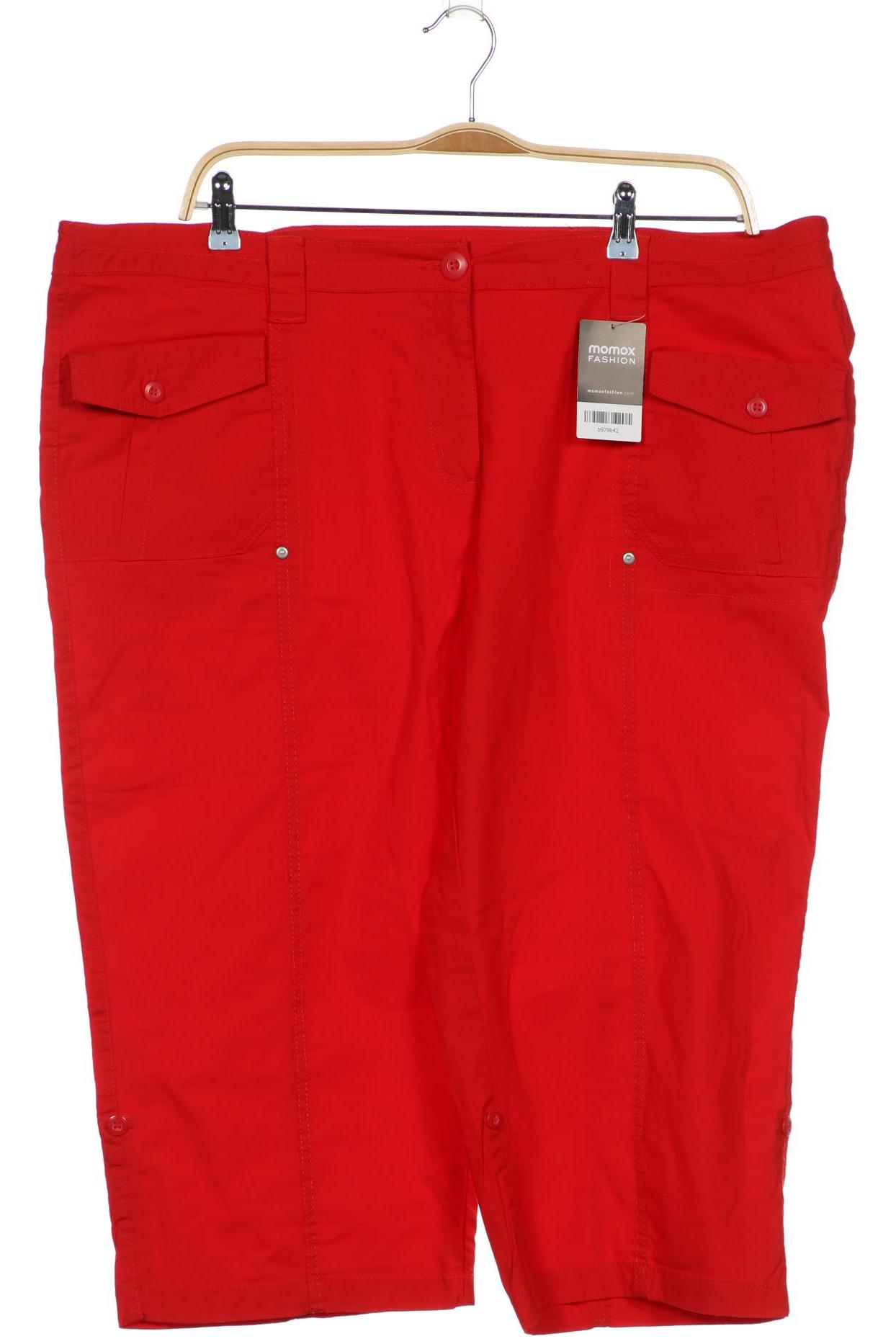 

sheego Damen Stoffhose, rot