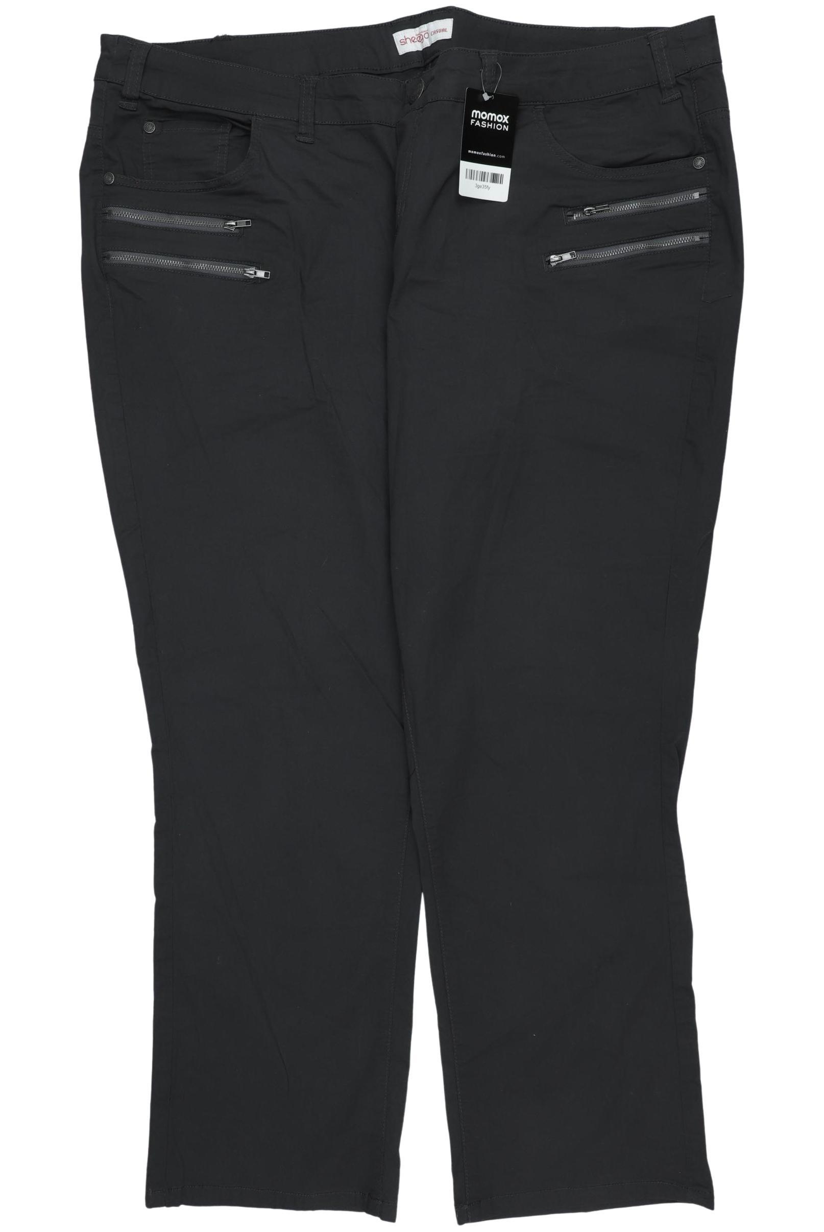 

sheego Damen Stoffhose, grau, Gr. 26