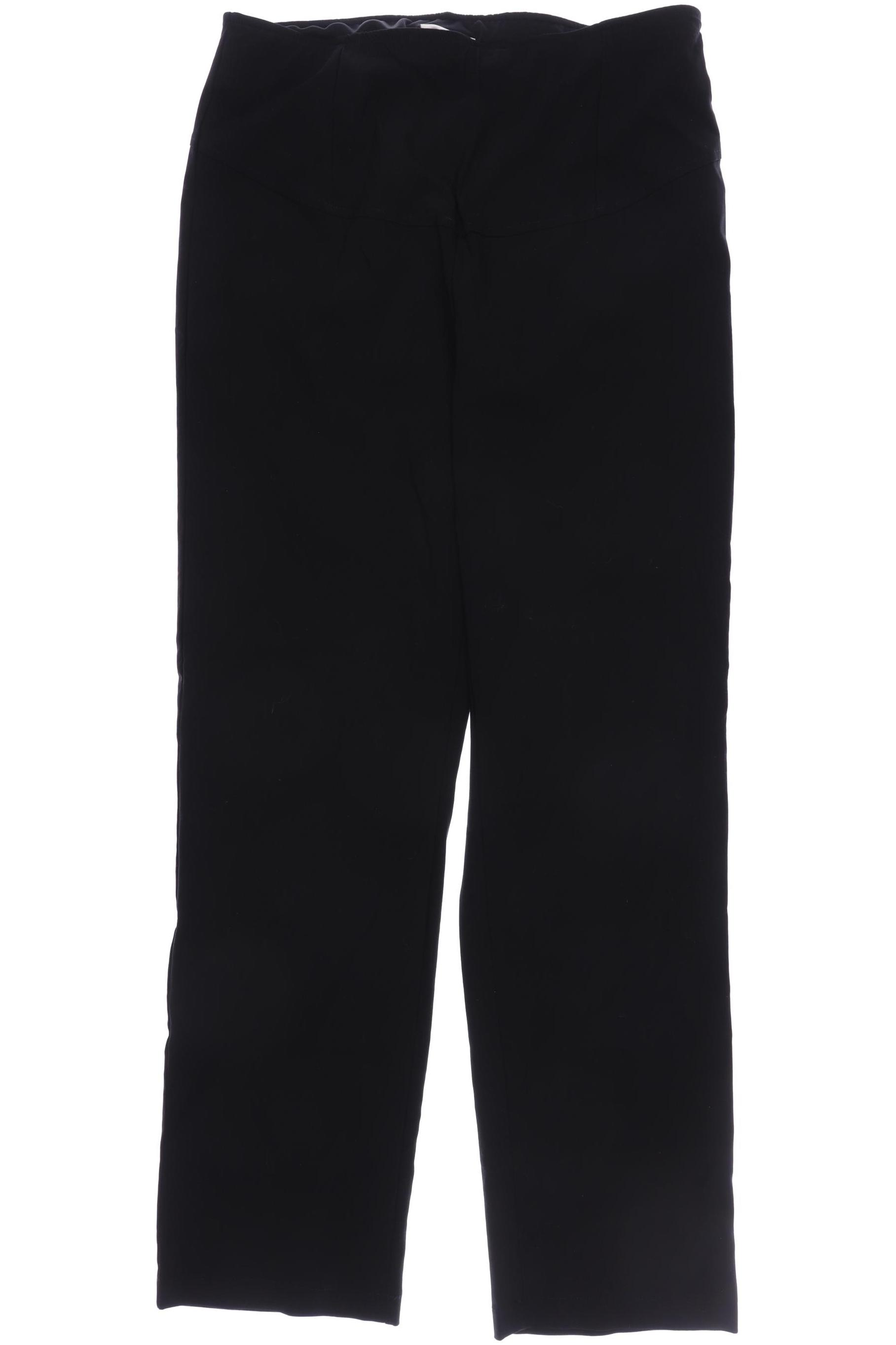 

sheego Damen Stoffhose, schwarz, Gr. 48