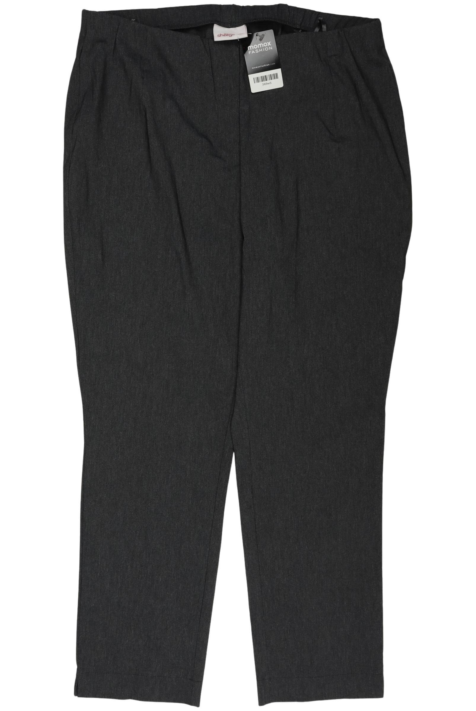 

sheego Damen Stoffhose, grau, Gr. 50