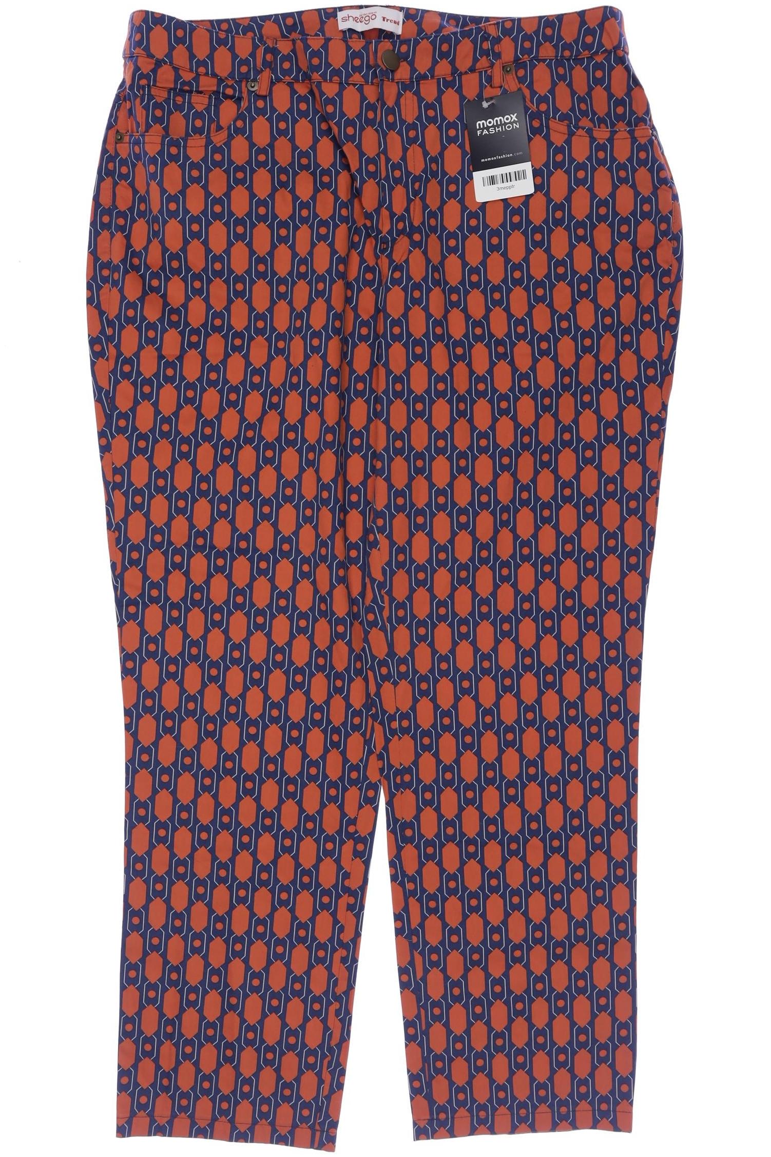 

sheego Damen Stoffhose, orange, Gr. 92