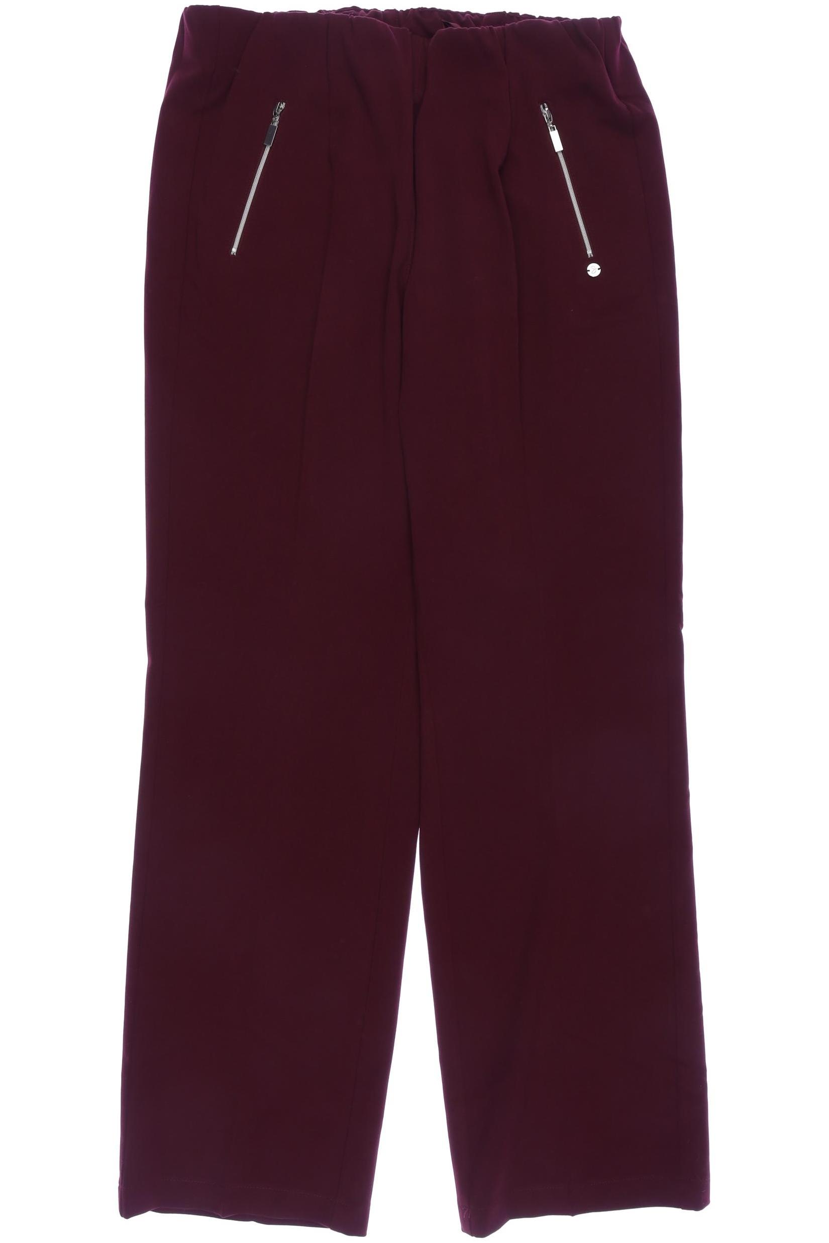 

sheego Damen Stoffhose, bordeaux, Gr. 42