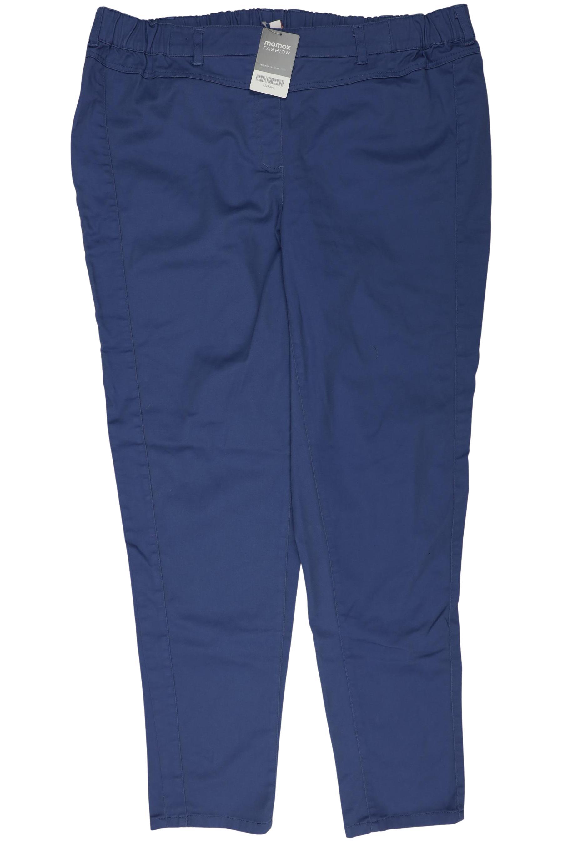 

sheego Damen Stoffhose, marineblau, Gr. 104