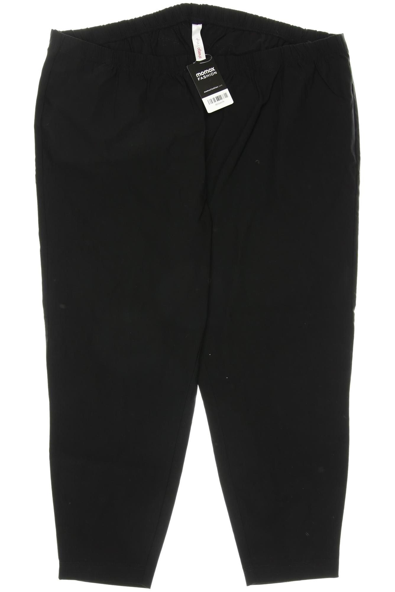 

sheego Damen Stoffhose, schwarz, Gr. 27