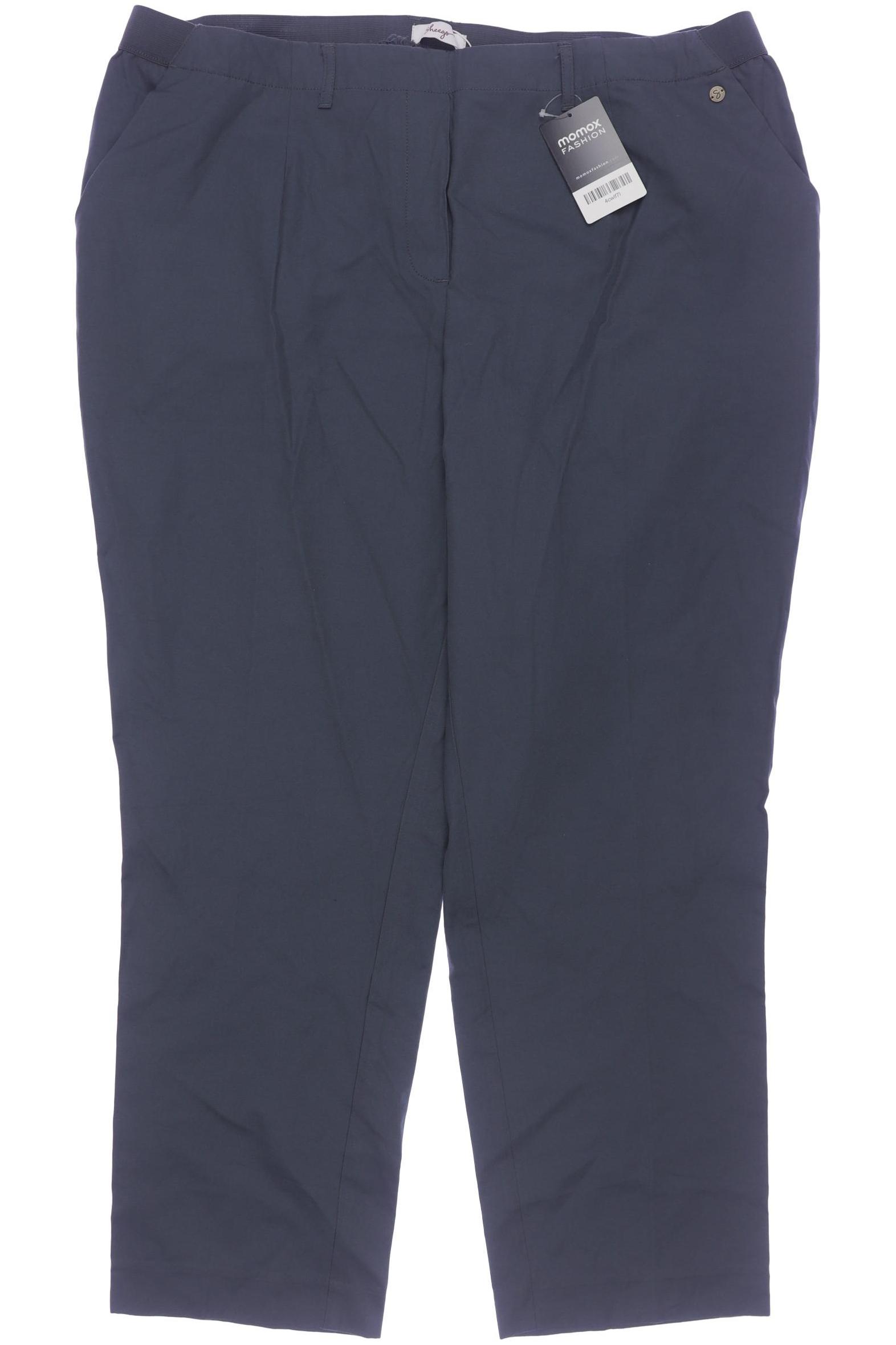 

sheego Damen Stoffhose, türkis, Gr. 48