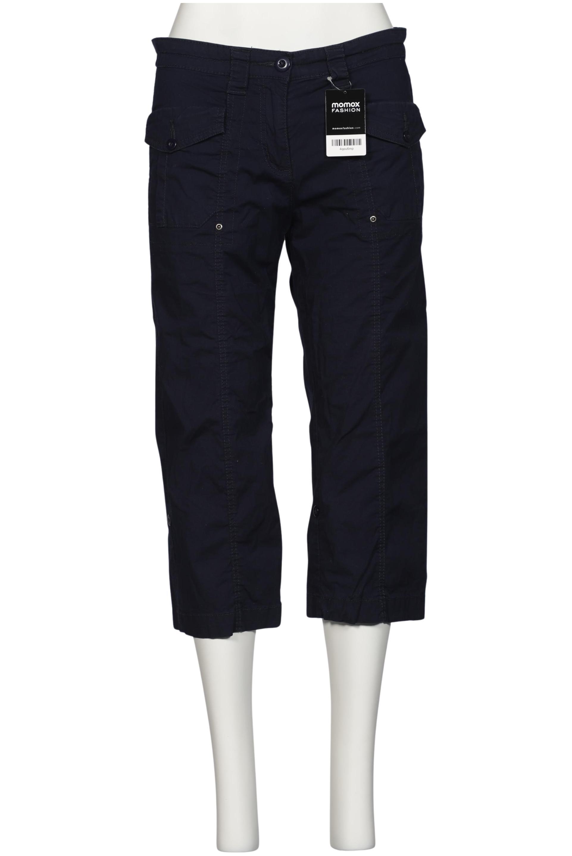 

sheego Damen Stoffhose, marineblau, Gr. 42