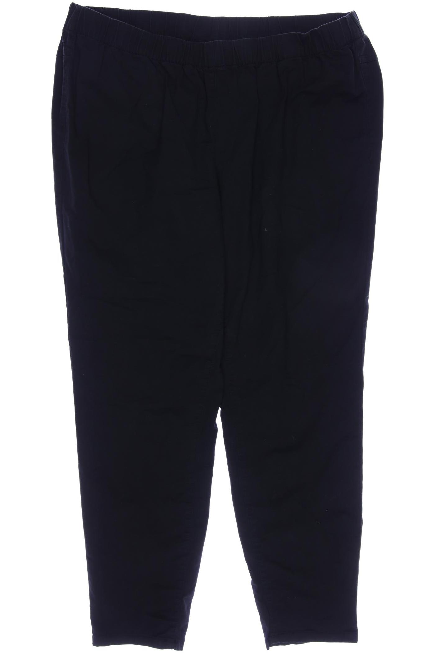 

sheego Damen Stoffhose, schwarz, Gr. 52