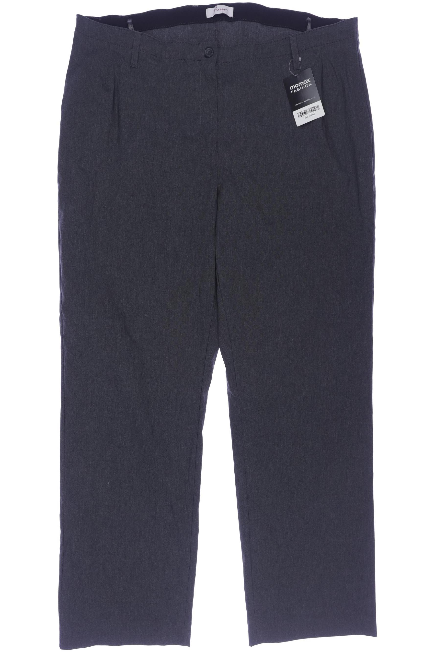 

sheego Damen Stoffhose, grau, Gr. 50