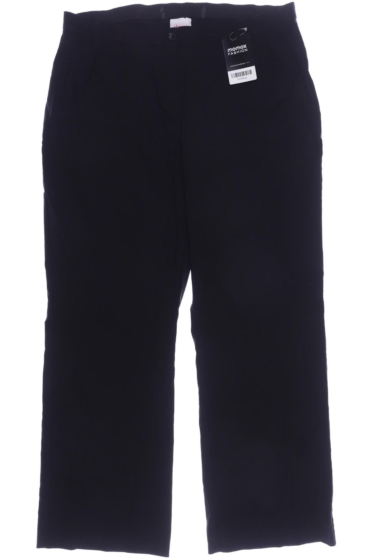 

sheego Damen Stoffhose, schwarz