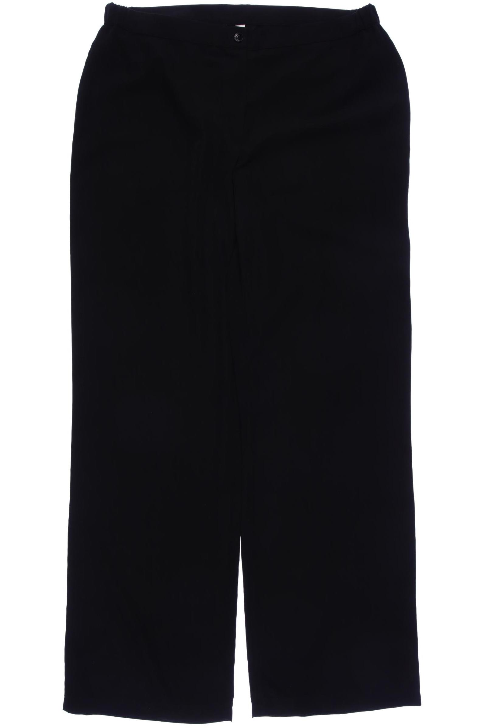 

sheego Damen Stoffhose, schwarz, Gr. 88