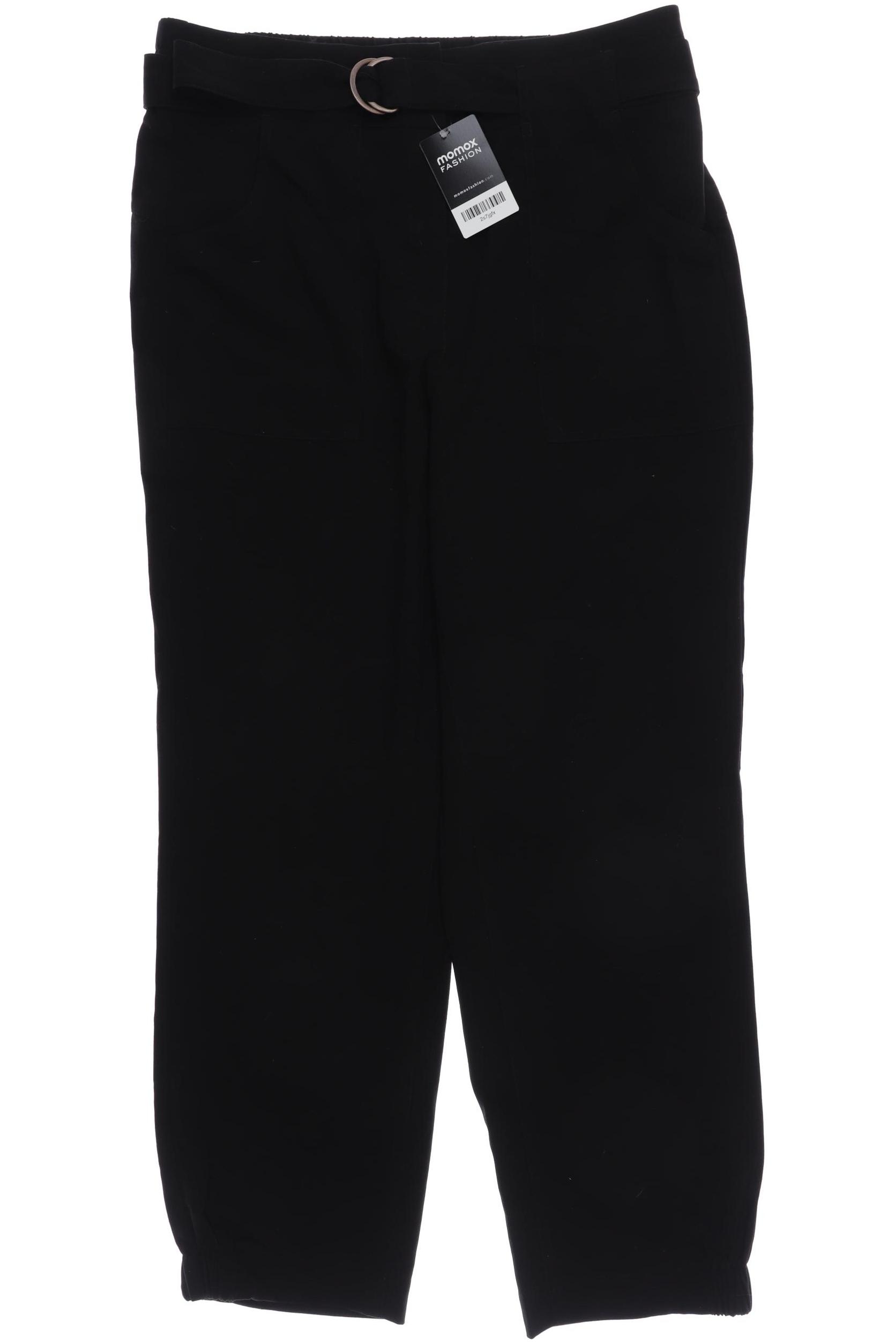 

sheego Damen Stoffhose, schwarz, Gr. 34