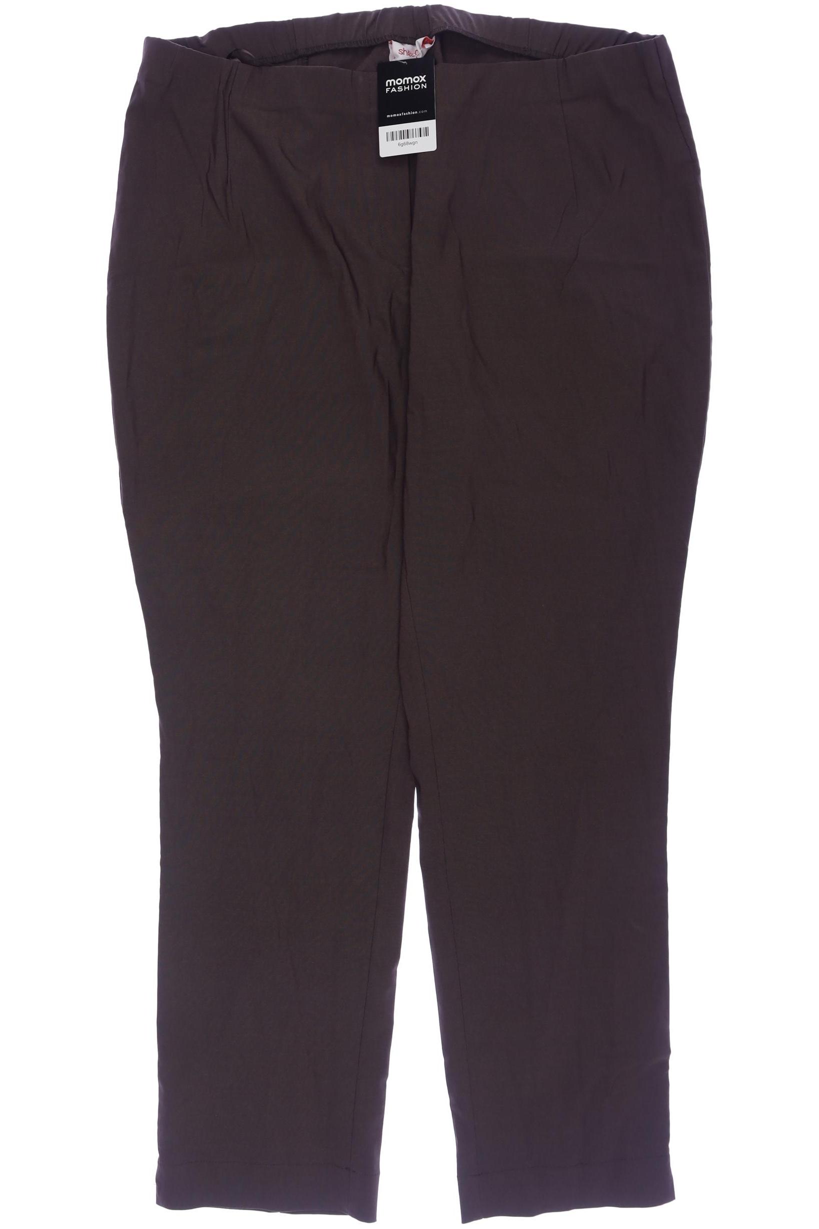 

sheego Damen Stoffhose, braun, Gr. 50