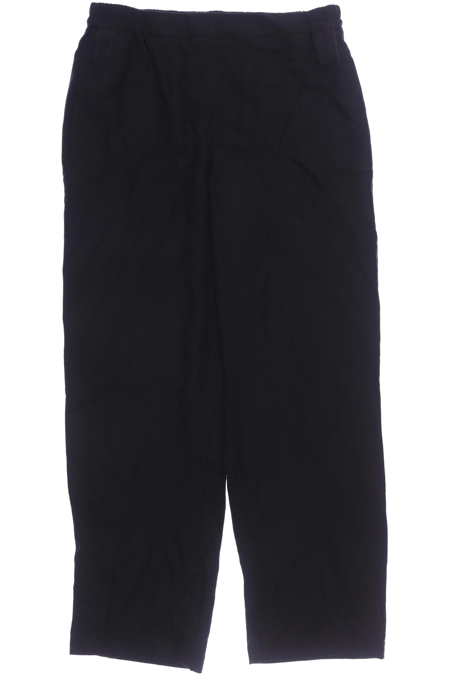 

sheego Damen Stoffhose, schwarz, Gr. 44