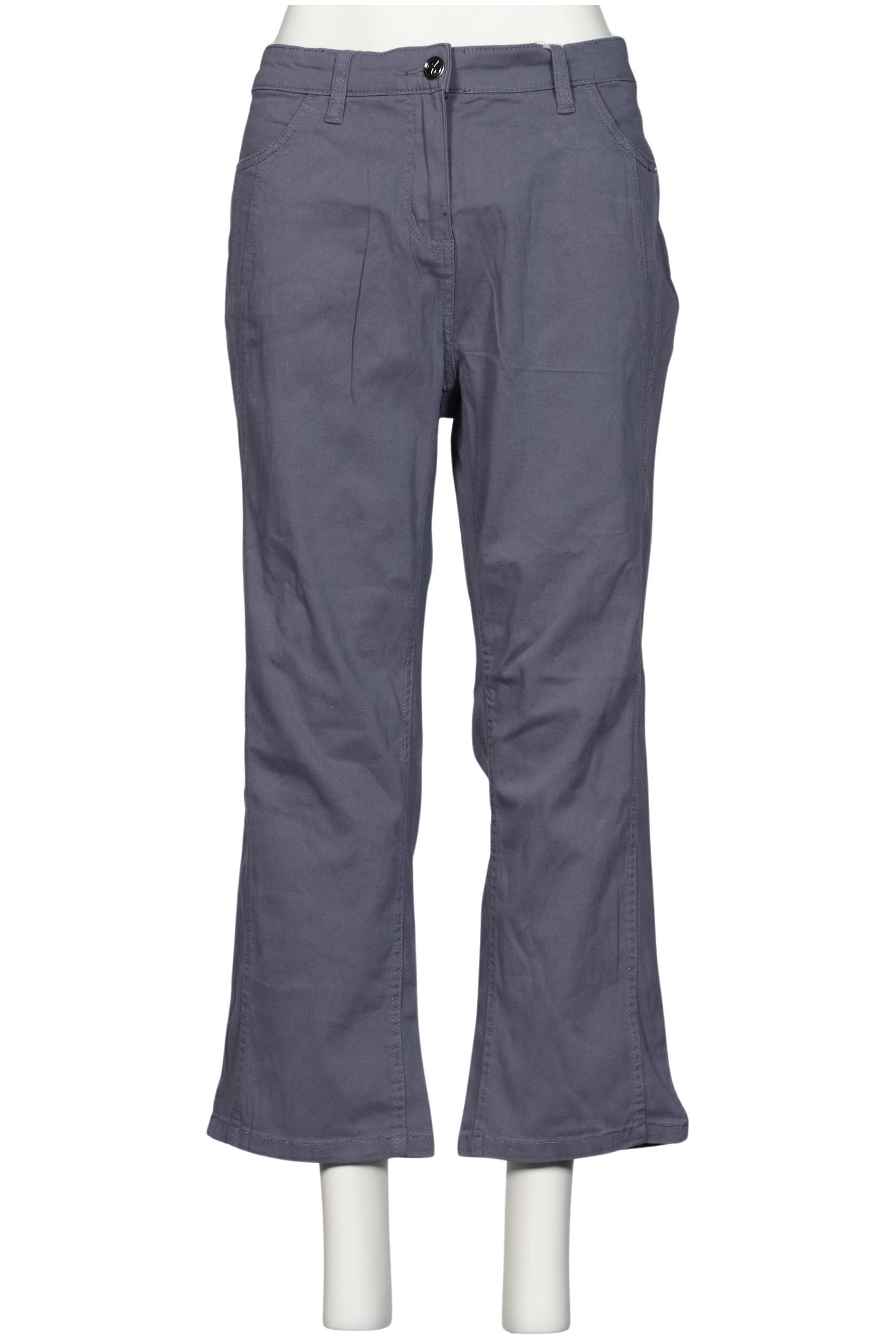 

sheego Damen Stoffhose, grau, Gr. 46