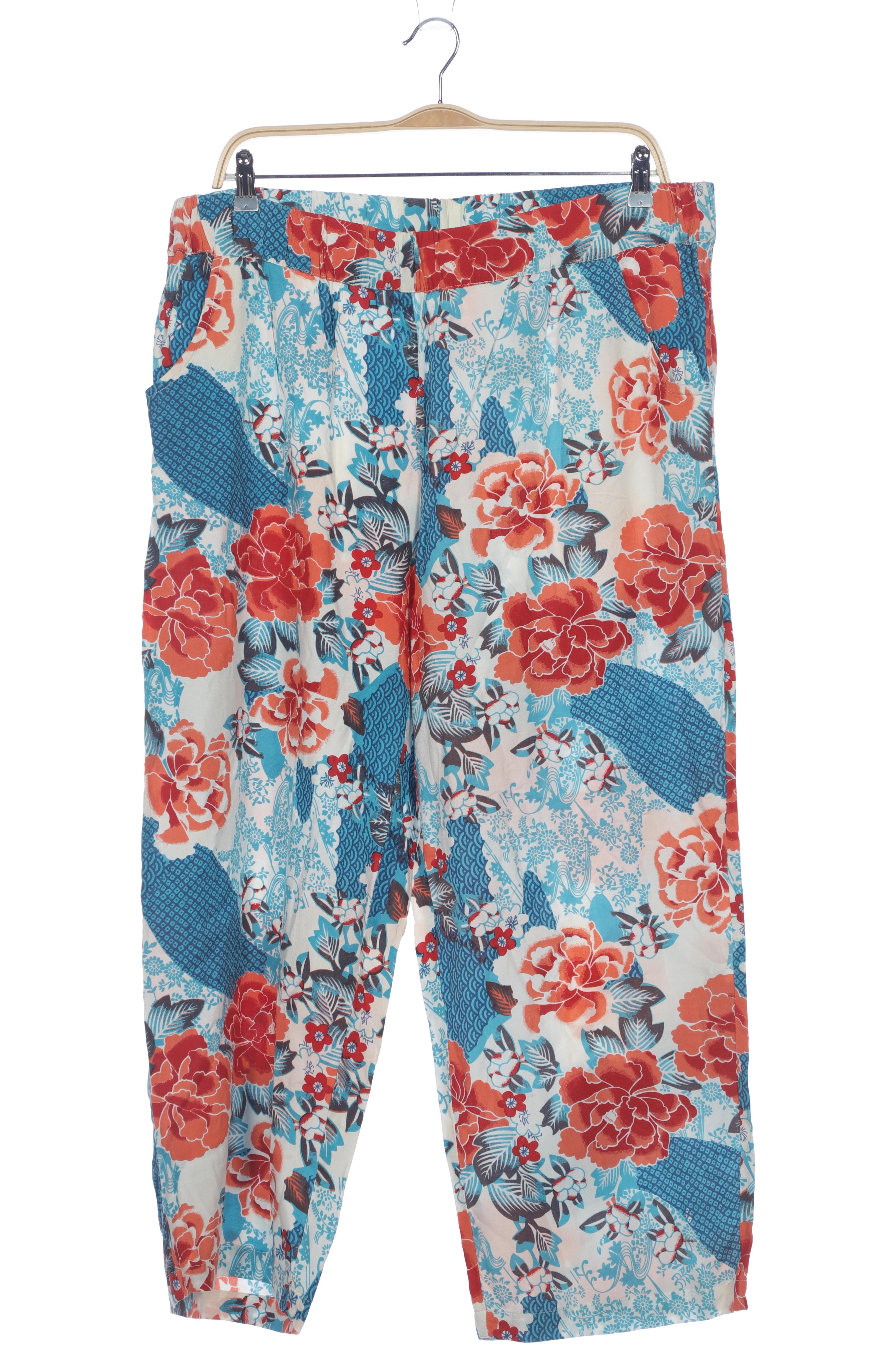 

sheego Damen Stoffhose, mehrfarbig, Gr. 50