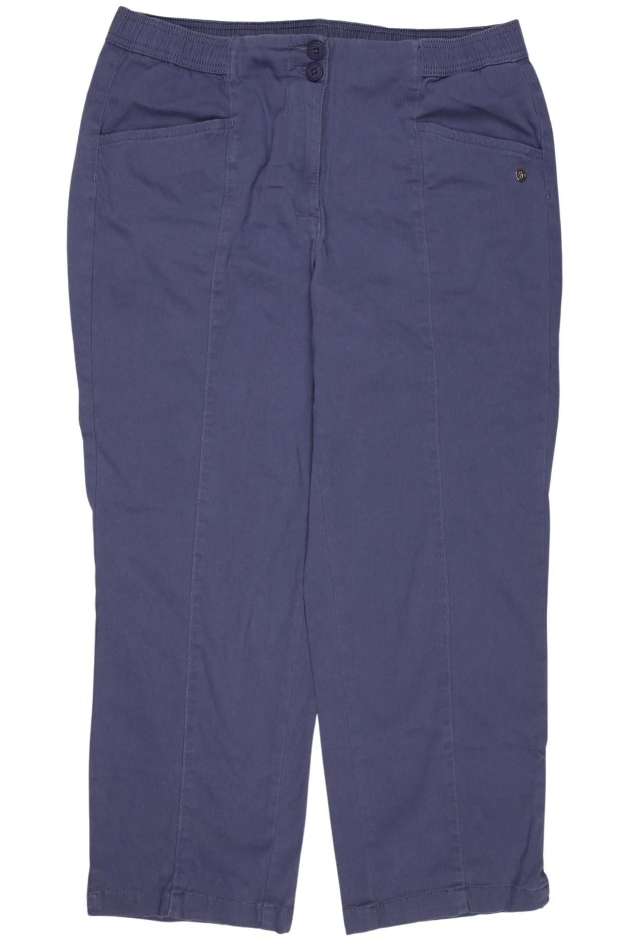

sheego Damen Stoffhose, blau, Gr. 44