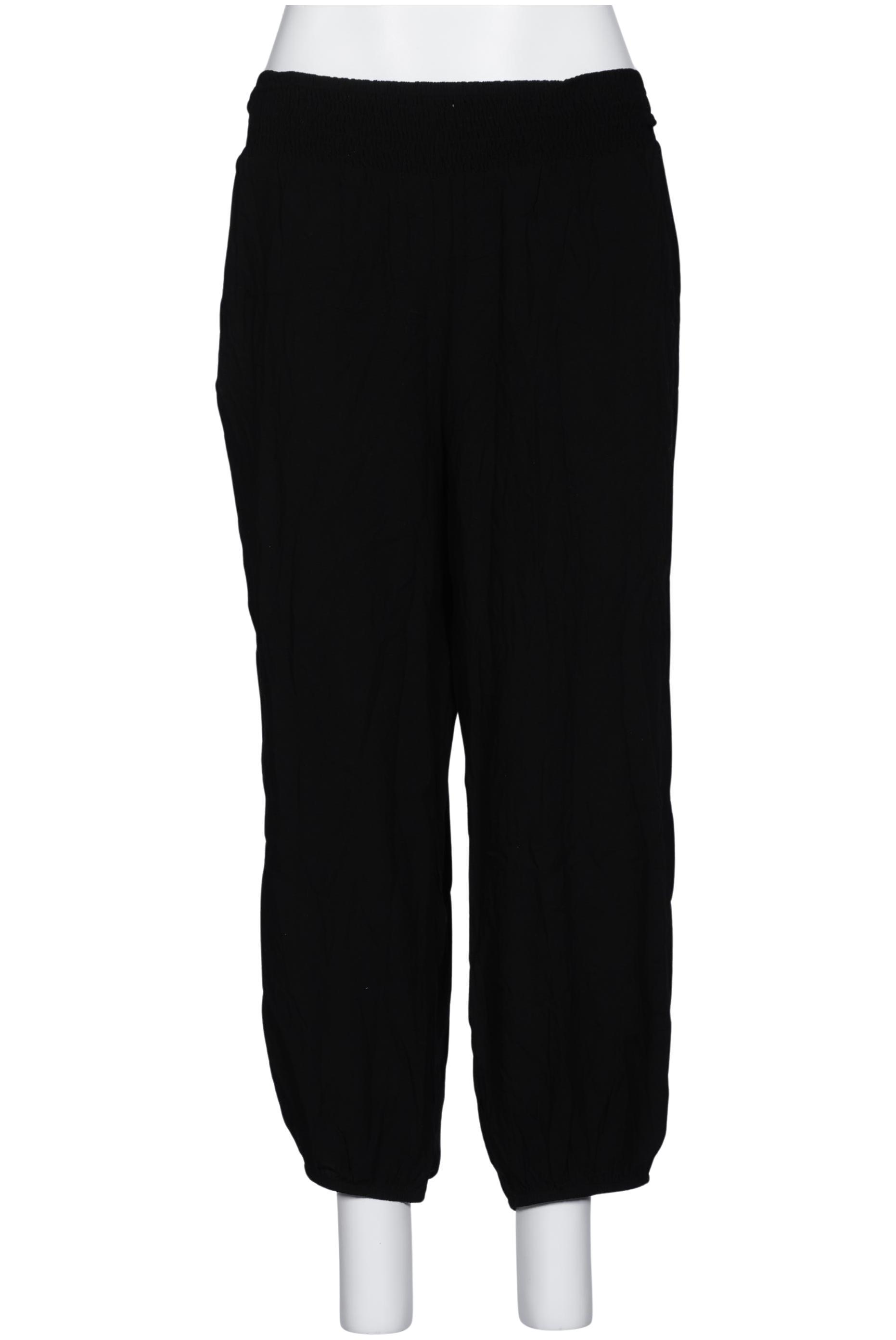 

sheego Damen Stoffhose, schwarz, Gr. 34