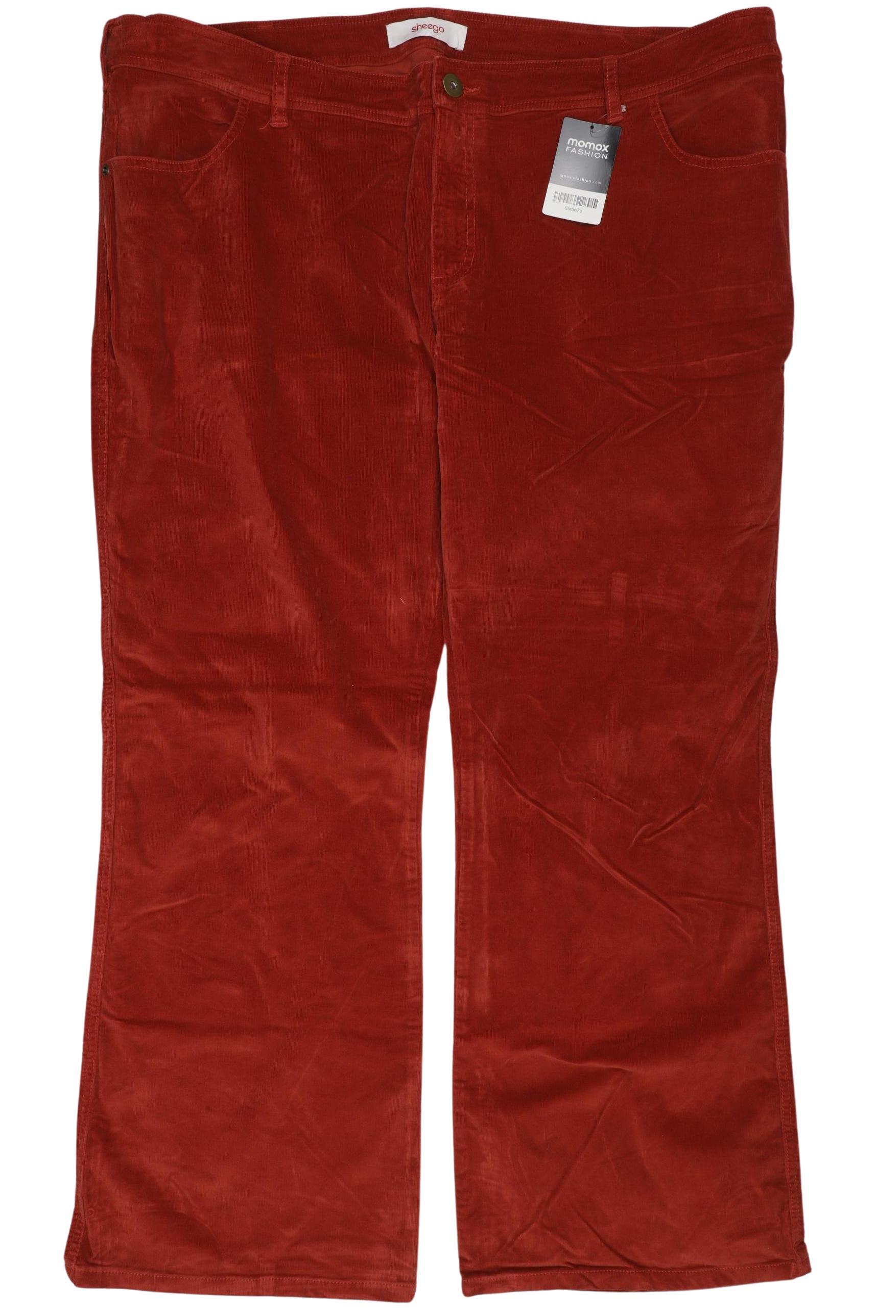 

sheego Damen Stoffhose, rot, Gr. 54