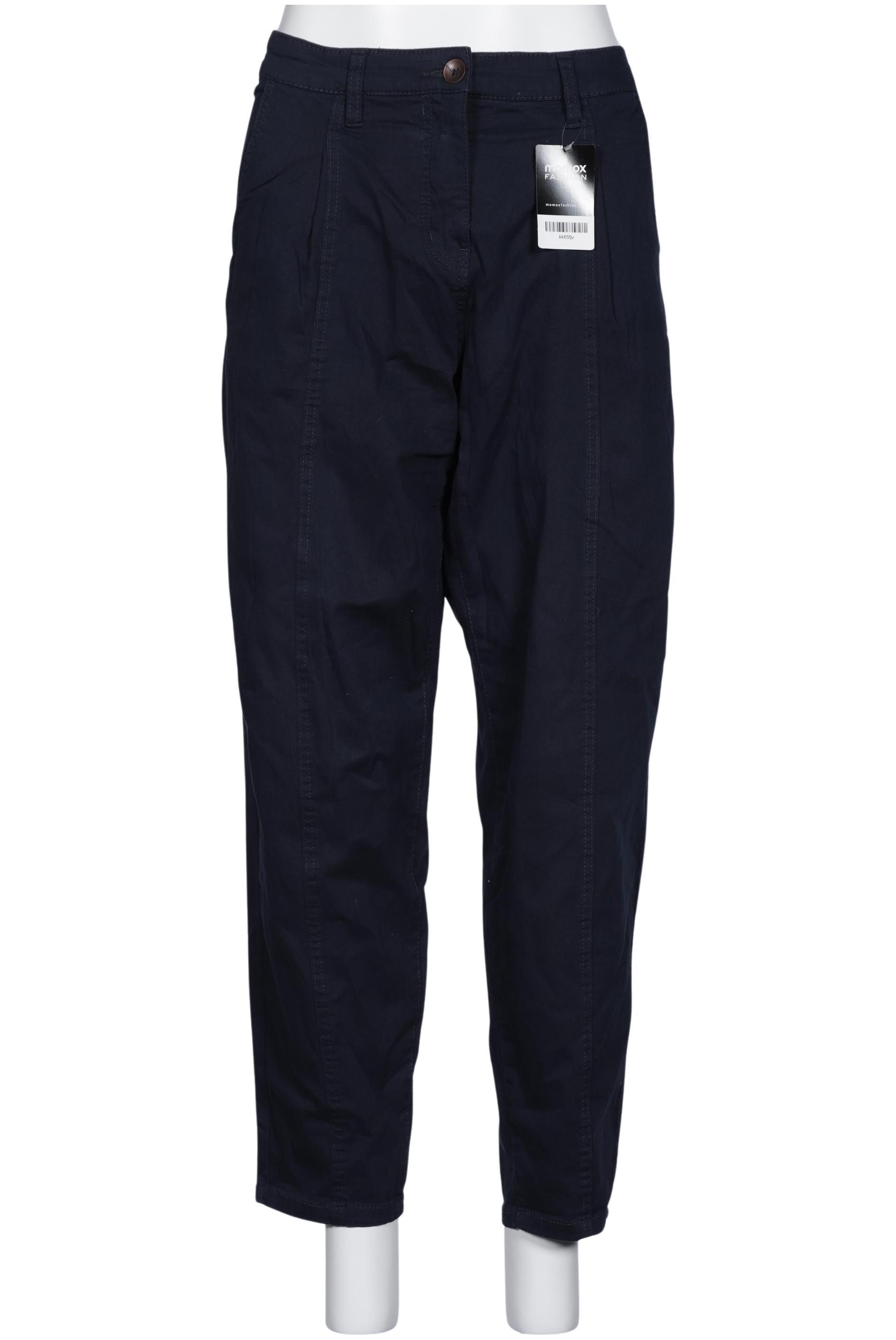 

sheego Damen Stoffhose, marineblau, Gr. 48