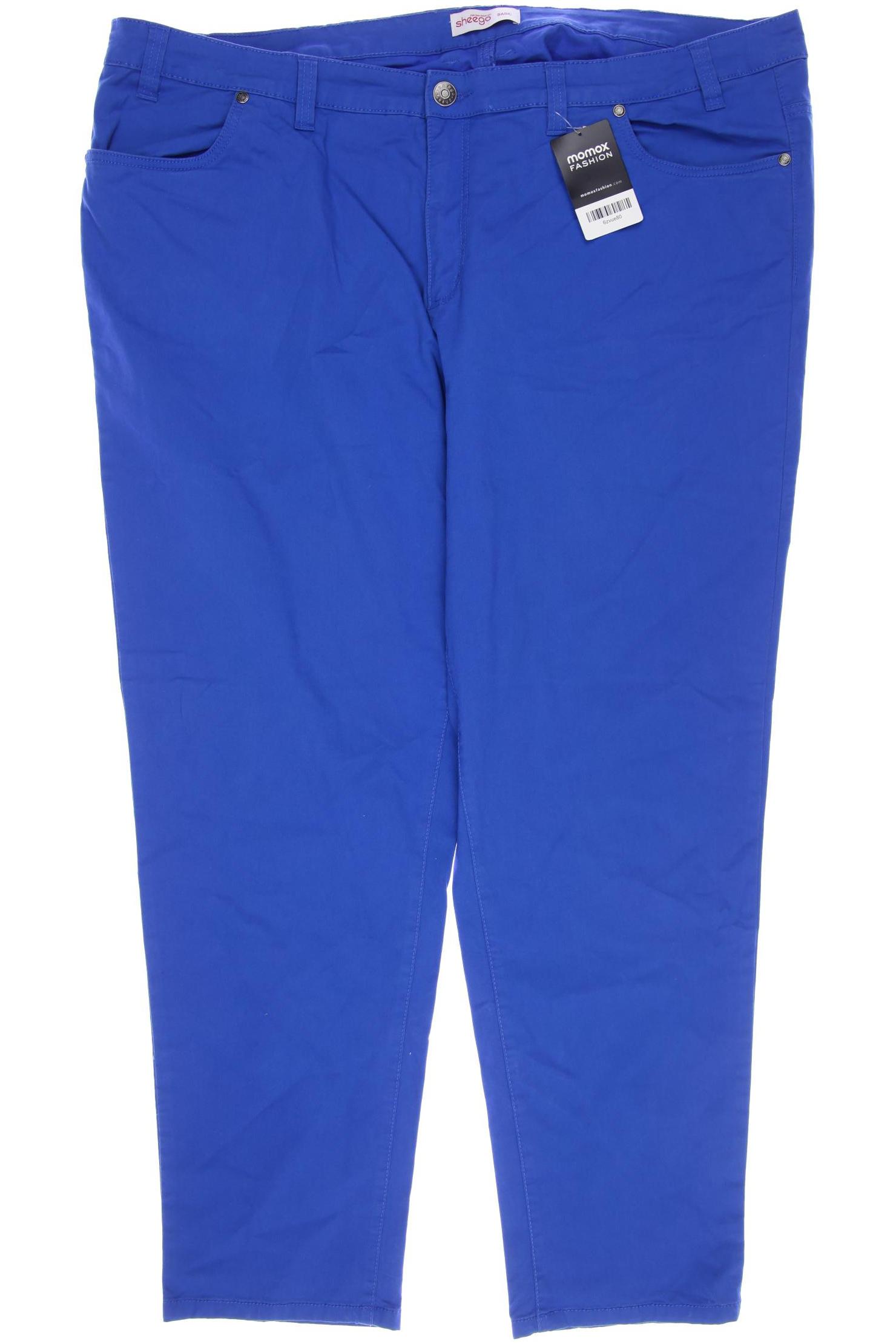 

sheego Damen Stoffhose, blau