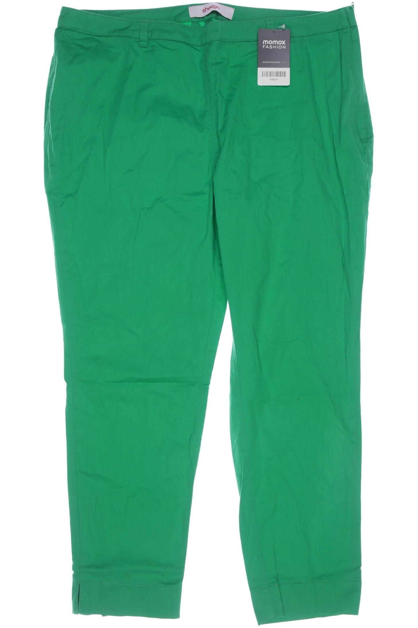 

sheego Damen Stoffhose, grün, Gr. 46
