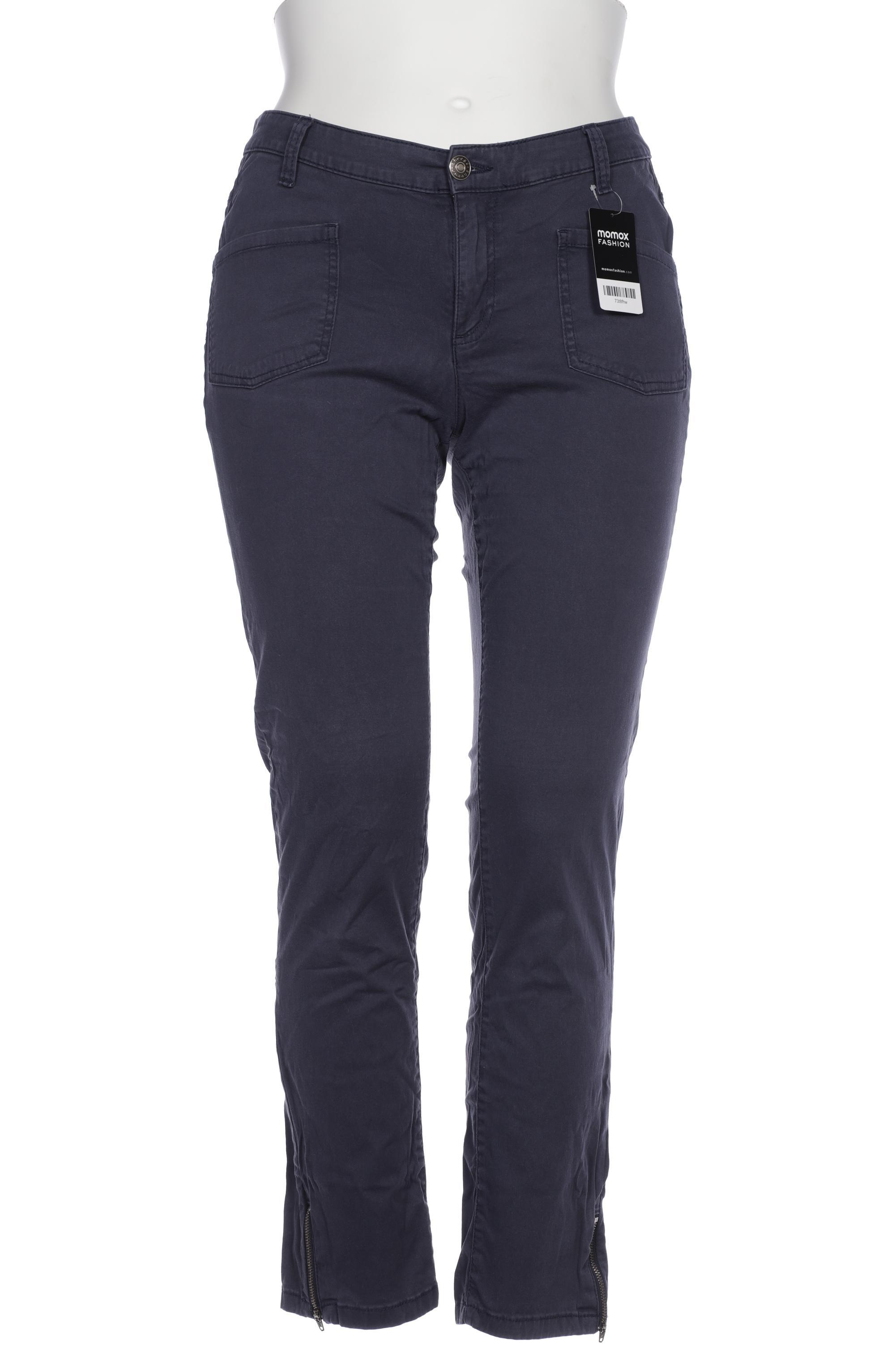 

sheego Damen Stoffhose, marineblau, Gr. 44
