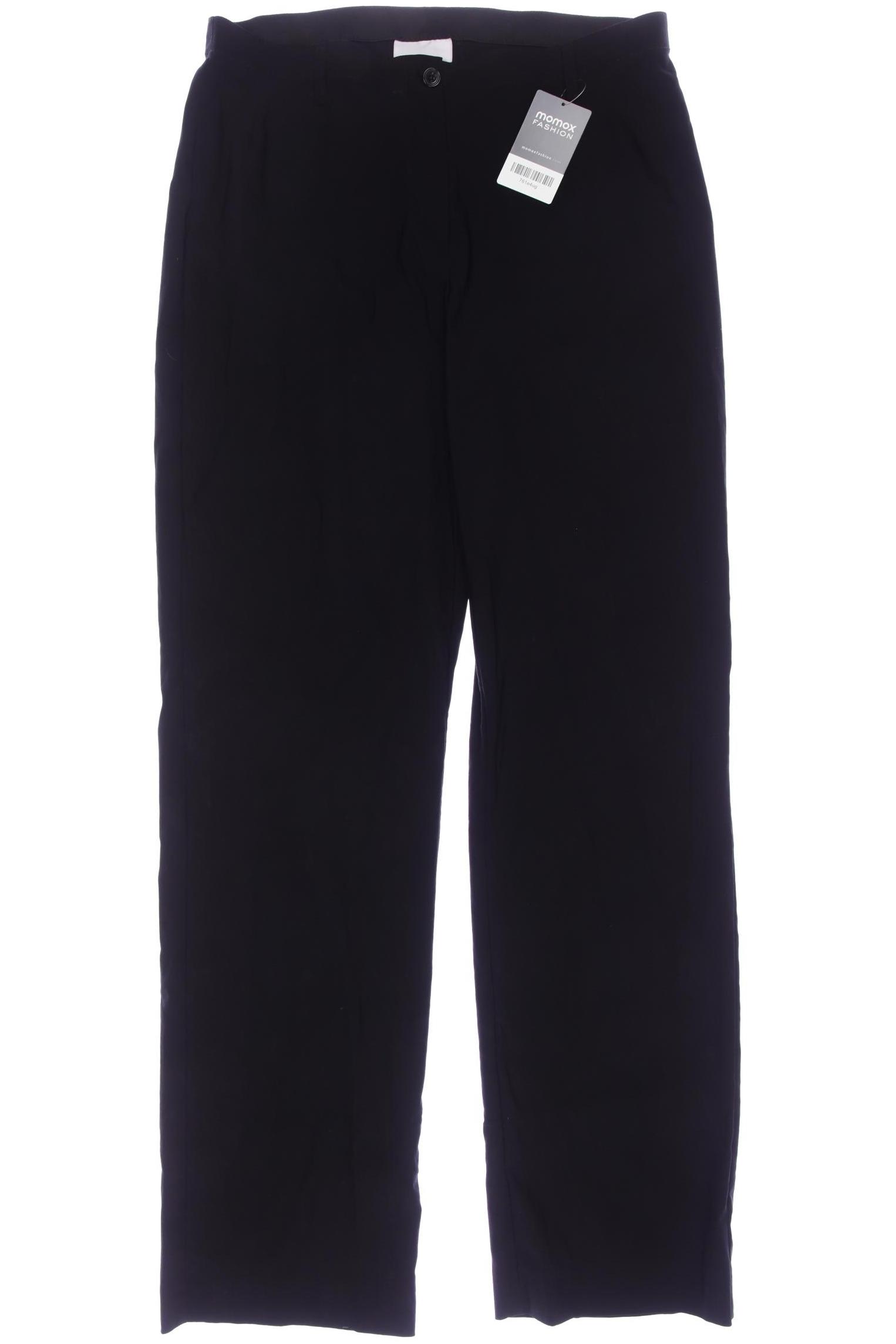

sheego Damen Stoffhose, schwarz, Gr. 44