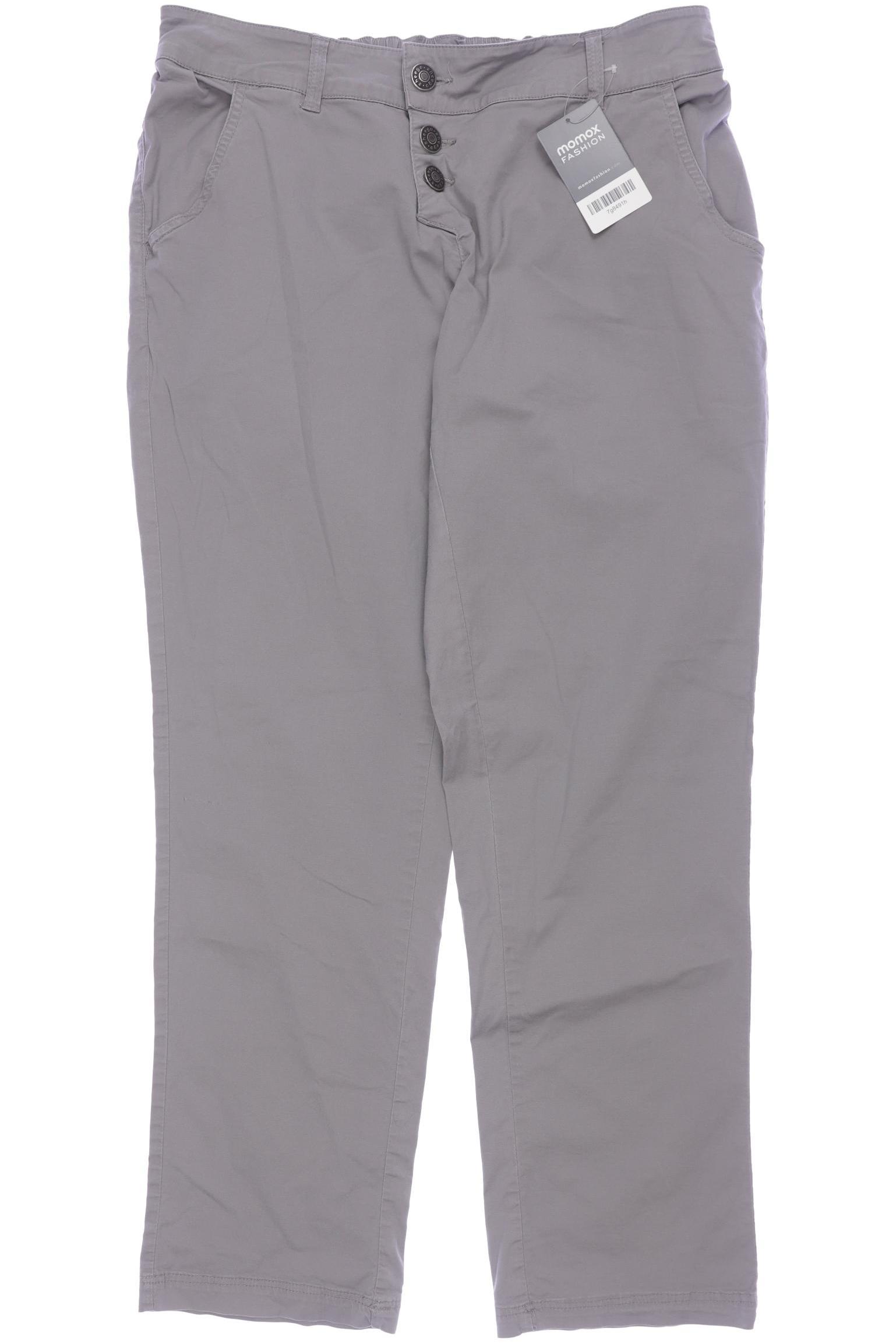 

sheego Damen Stoffhose, grau, Gr. 21