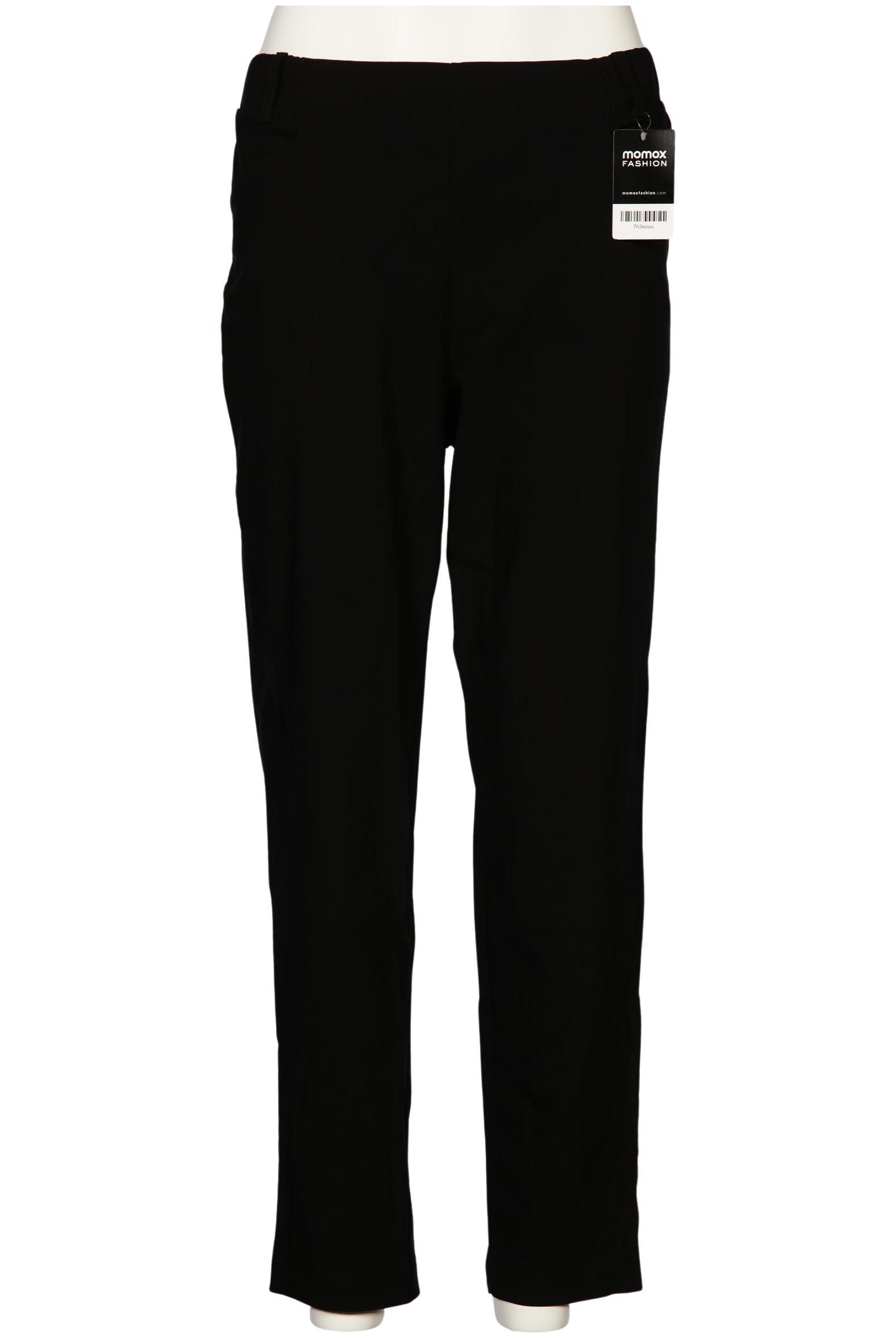 

sheego Damen Stoffhose, schwarz, Gr. 48