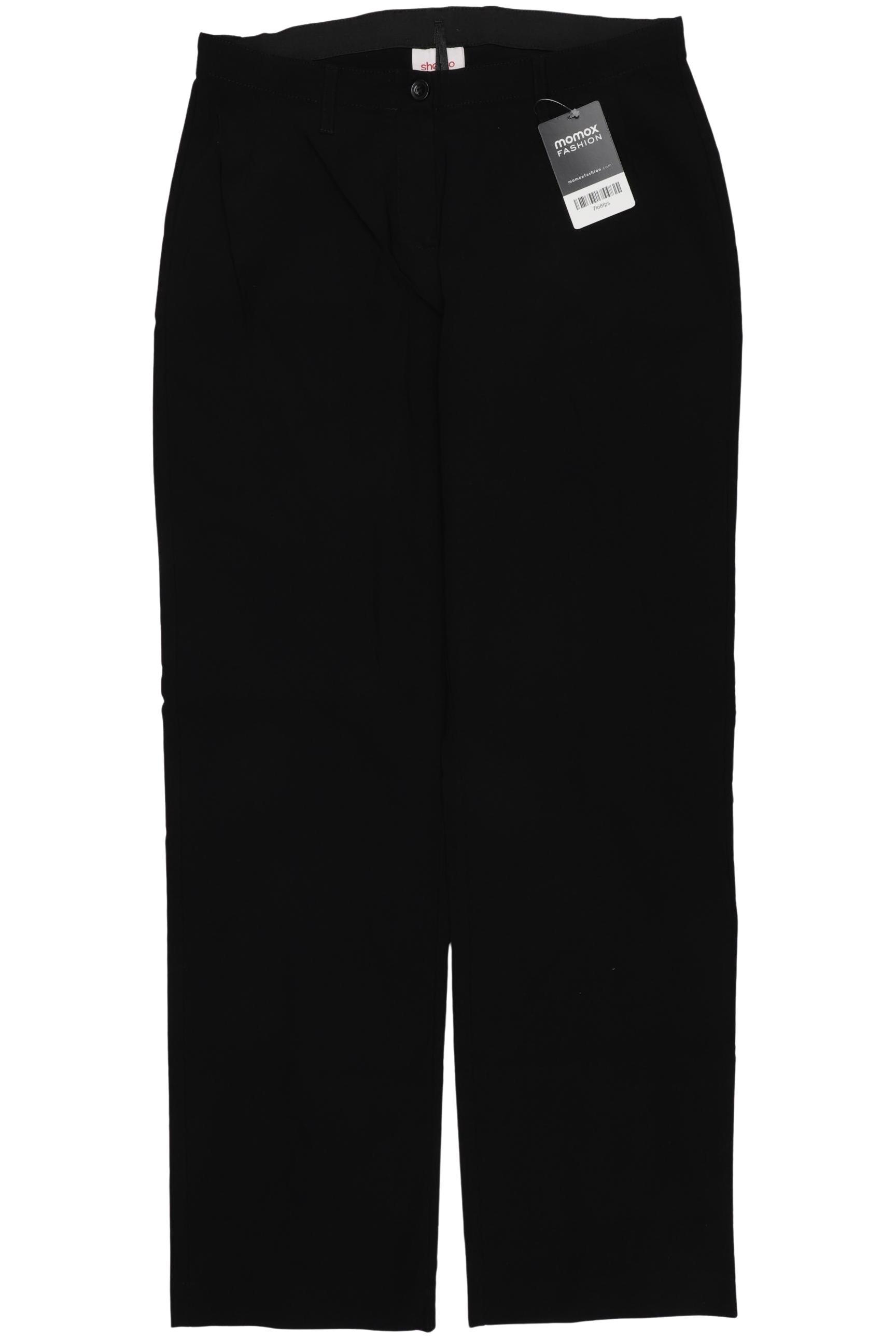 

sheego Damen Stoffhose, schwarz, Gr. 21