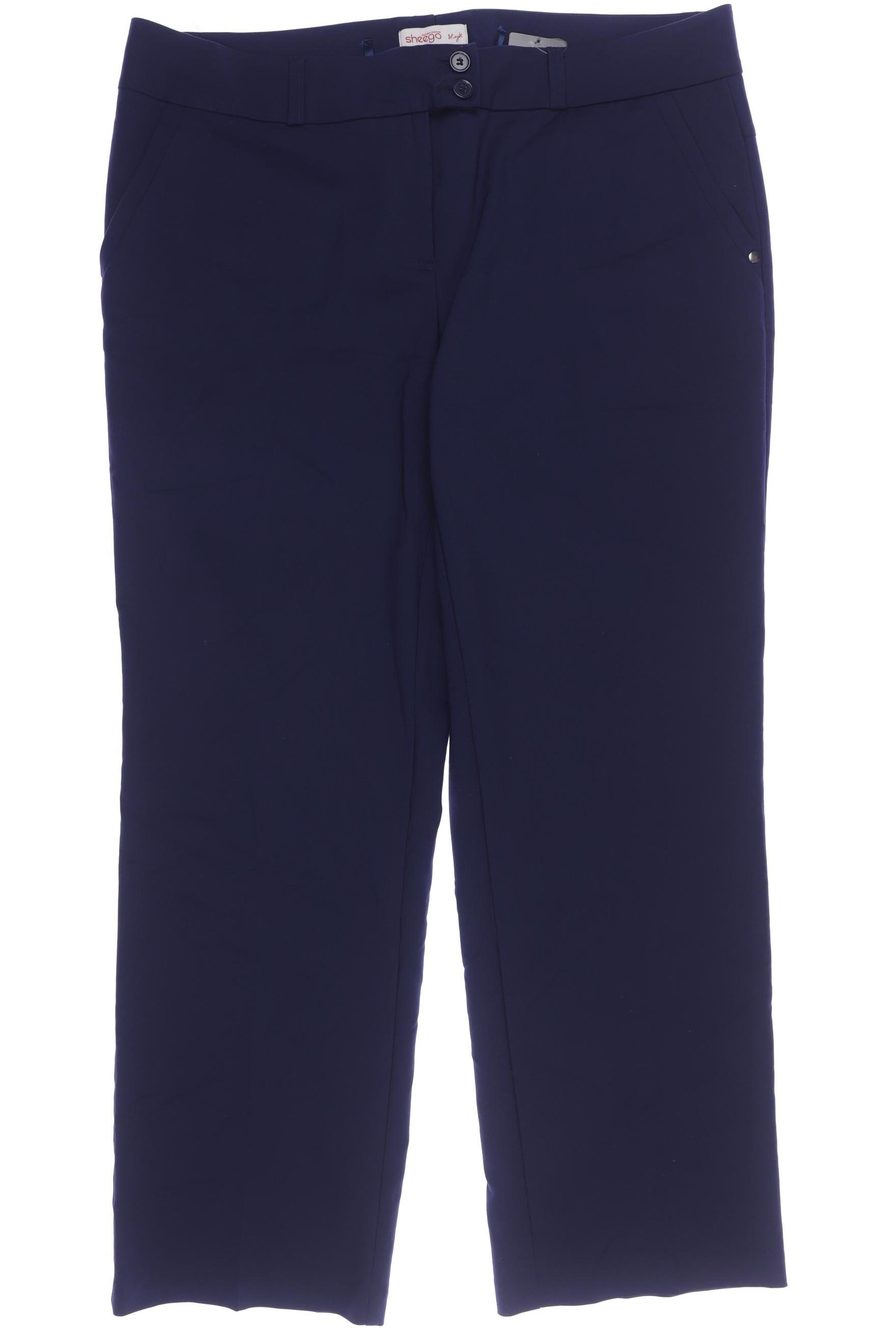 

sheego Damen Stoffhose, marineblau, Gr. 41