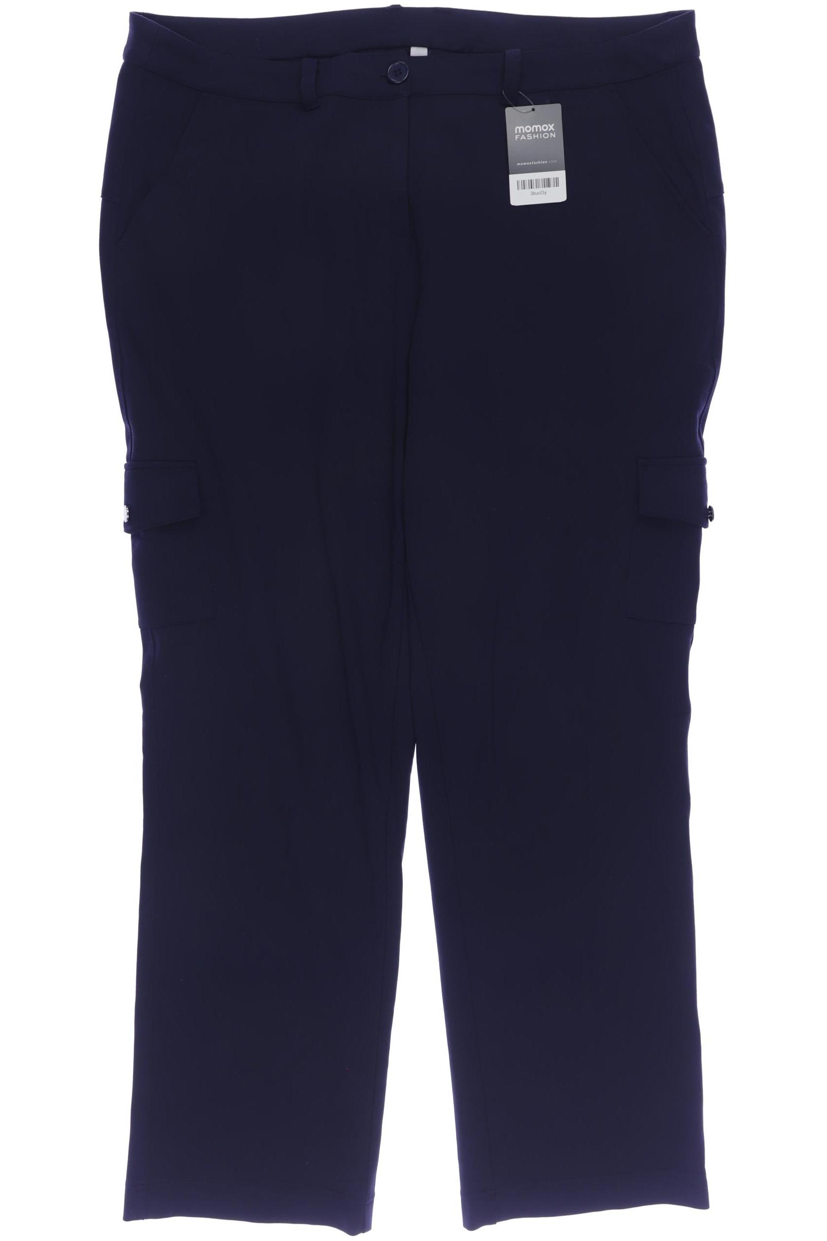 

sheego Damen Stoffhose, marineblau, Gr. 48