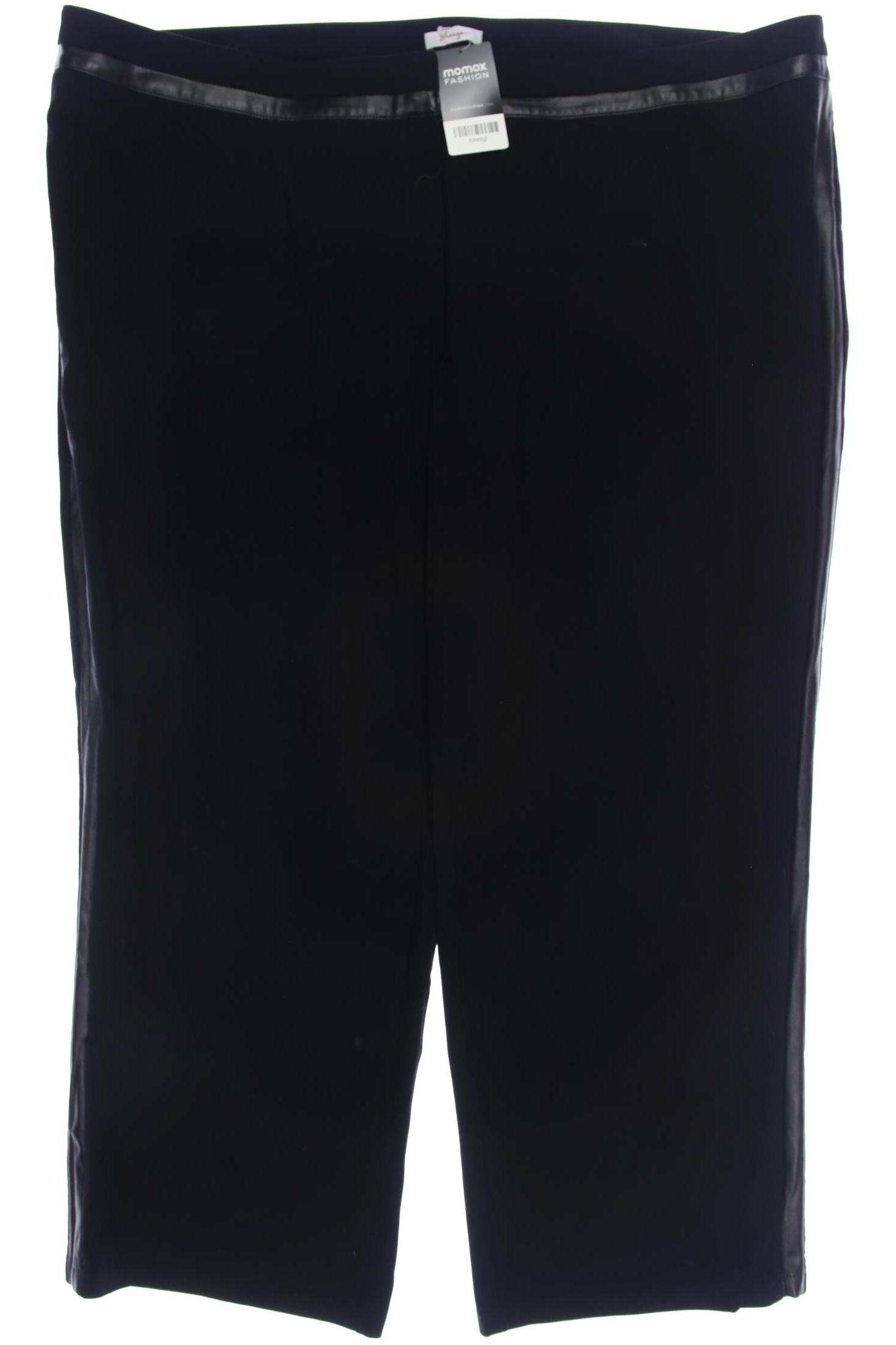 

sheego Damen Stoffhose, schwarz, Gr. 58