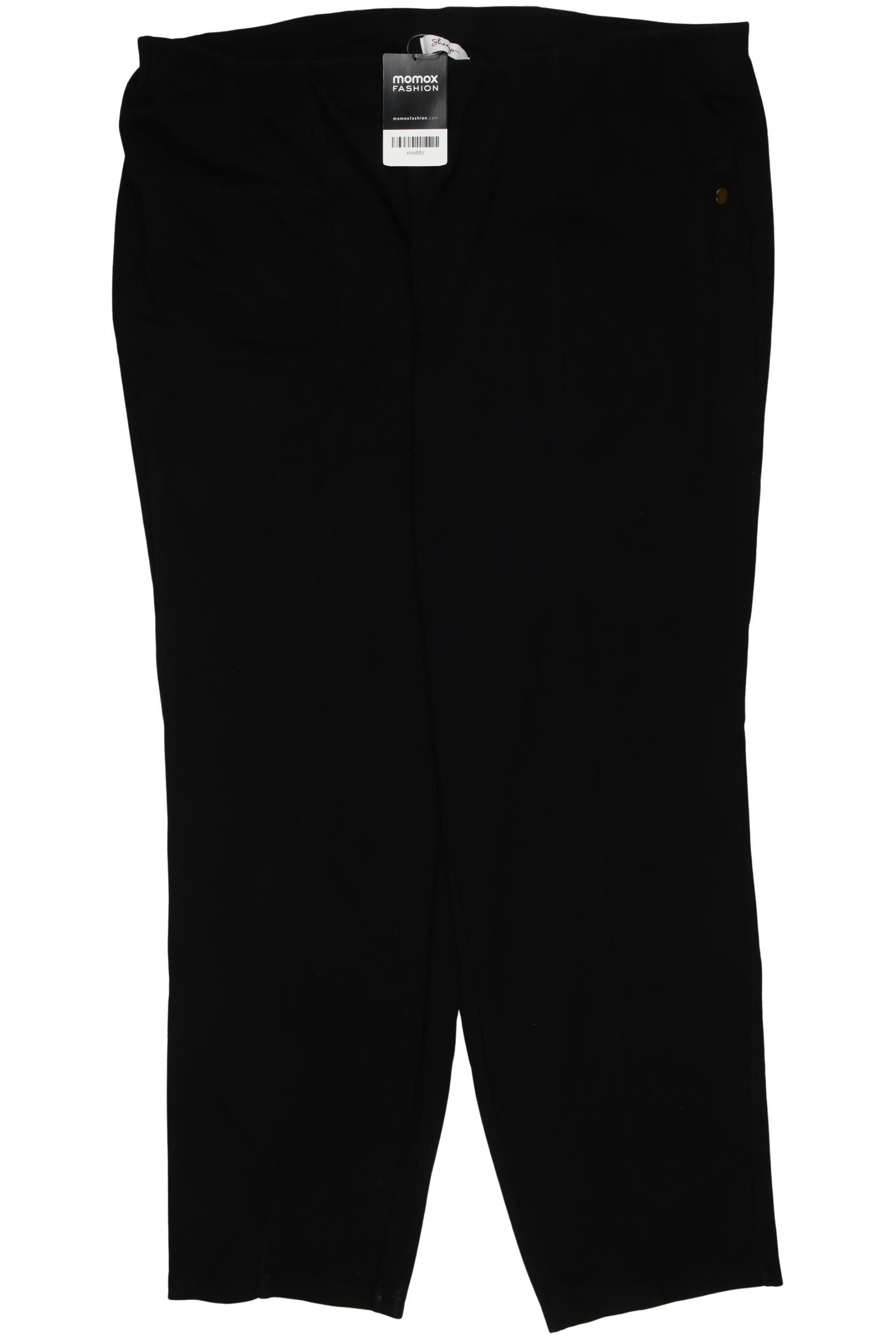 

sheego Damen Stoffhose, schwarz, Gr. 52