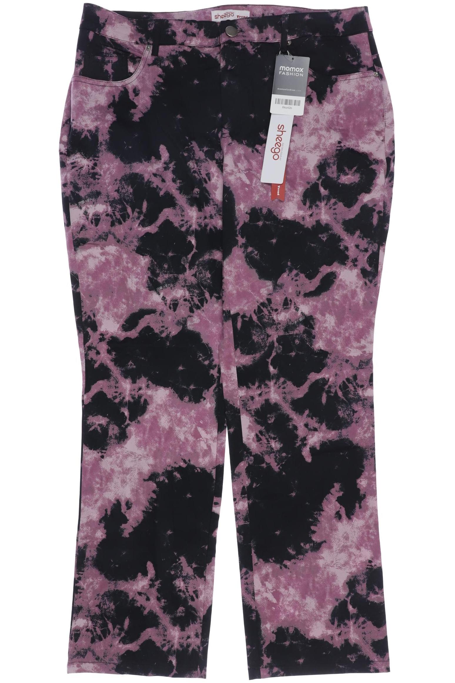

sheego Damen Stoffhose, pink, Gr. 21