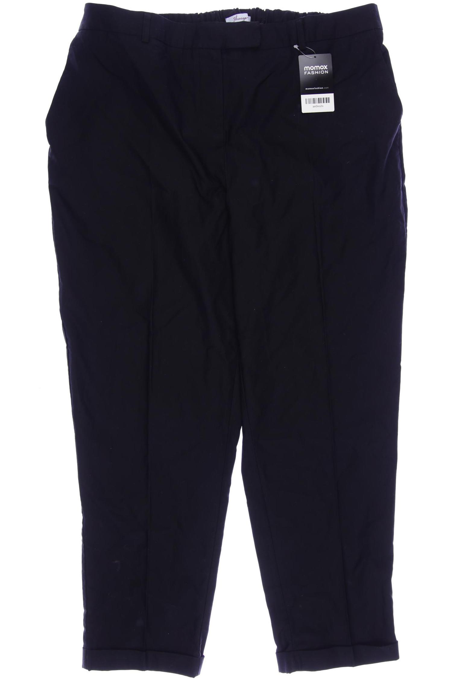 

sheego Damen Stoffhose, schwarz