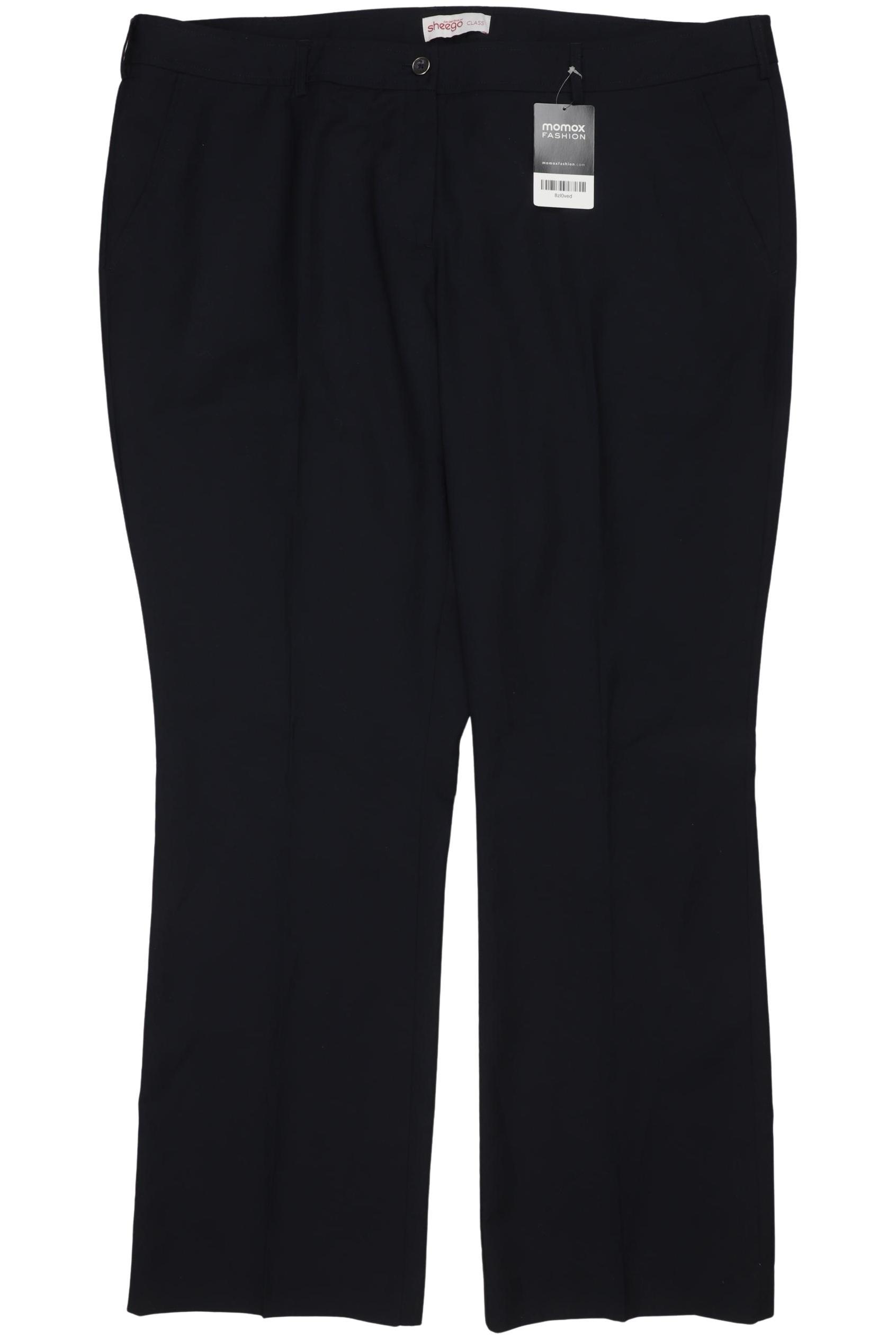 

sheego Damen Stoffhose, marineblau, Gr. 50