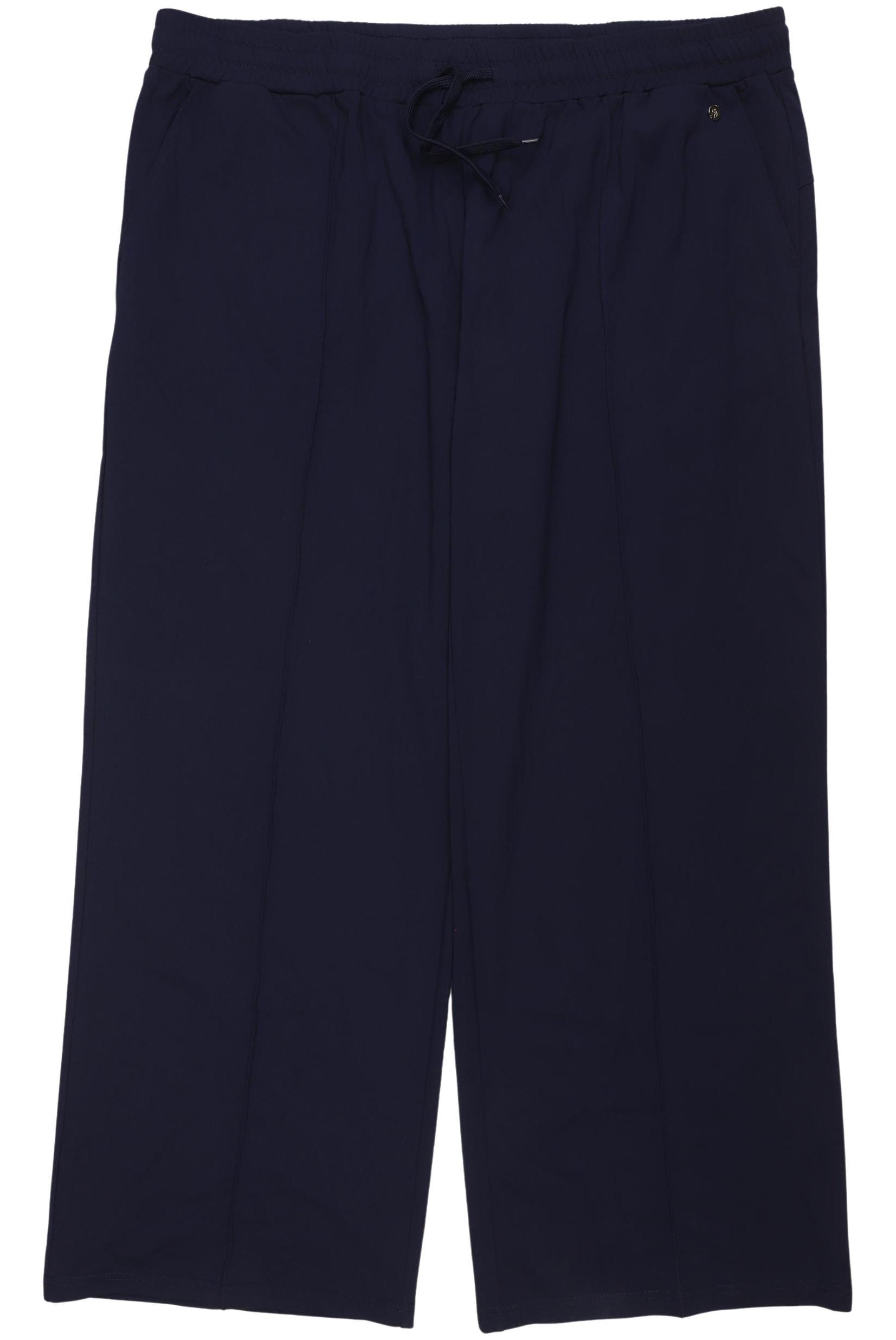 

sheego Damen Stoffhose, marineblau, Gr. 52
