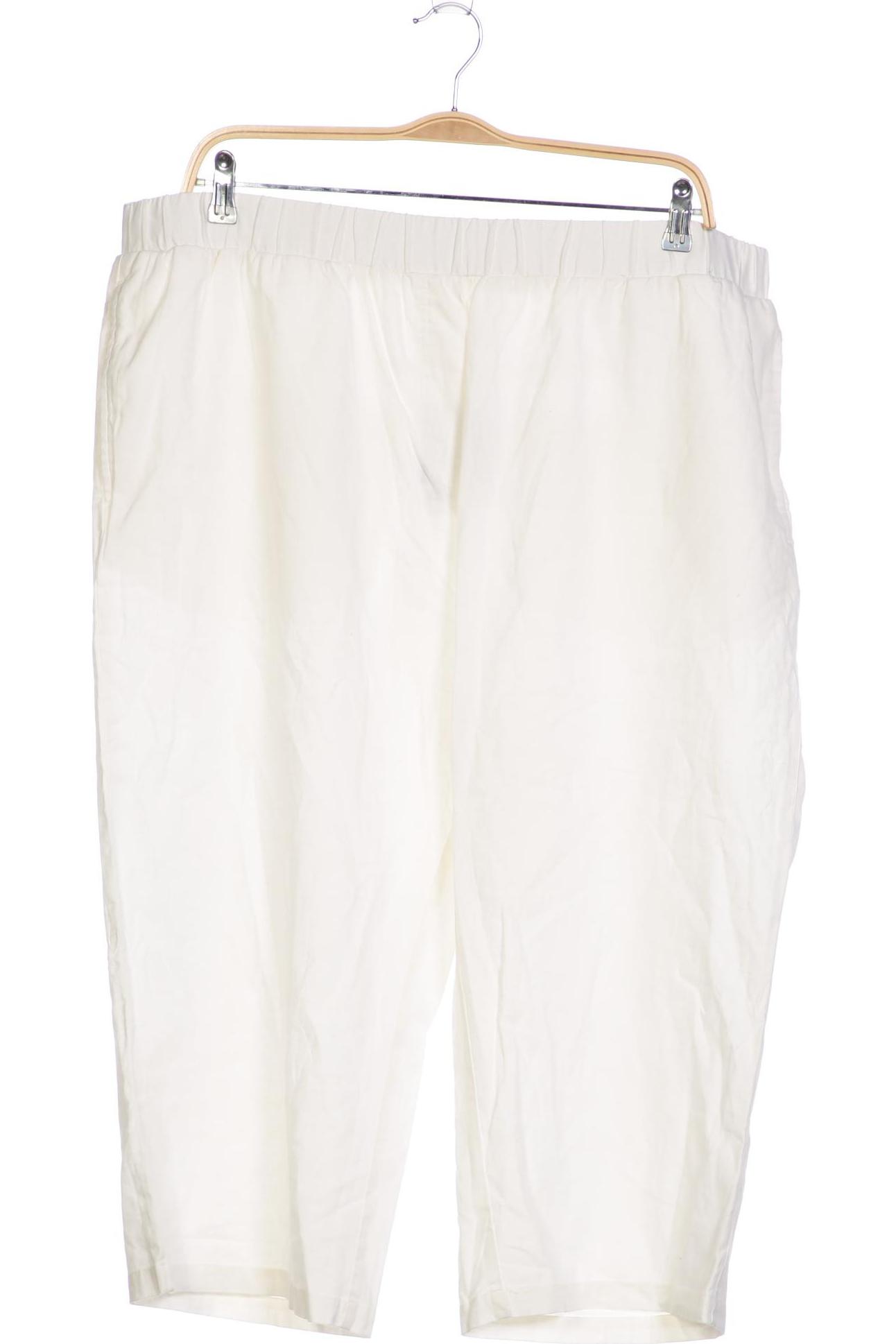 

sheego Damen Stoffhose, weiß