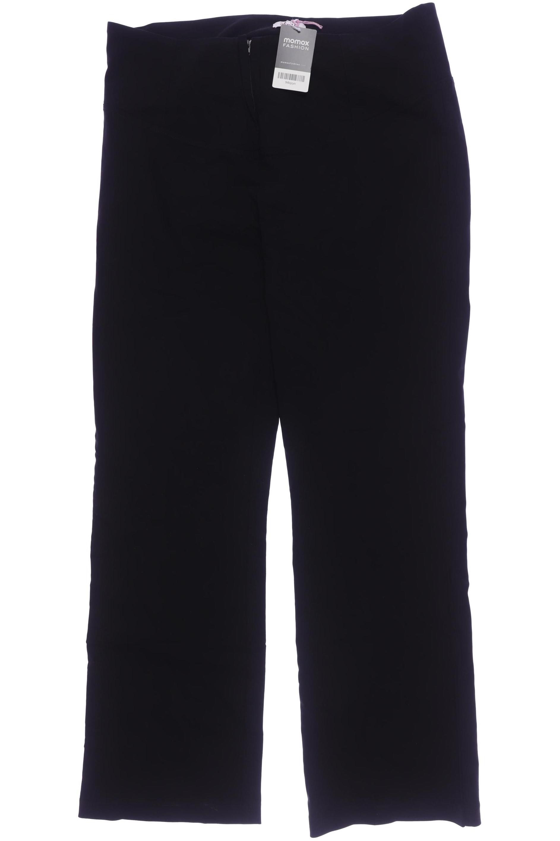 

sheego Damen Stoffhose, schwarz, Gr. 100