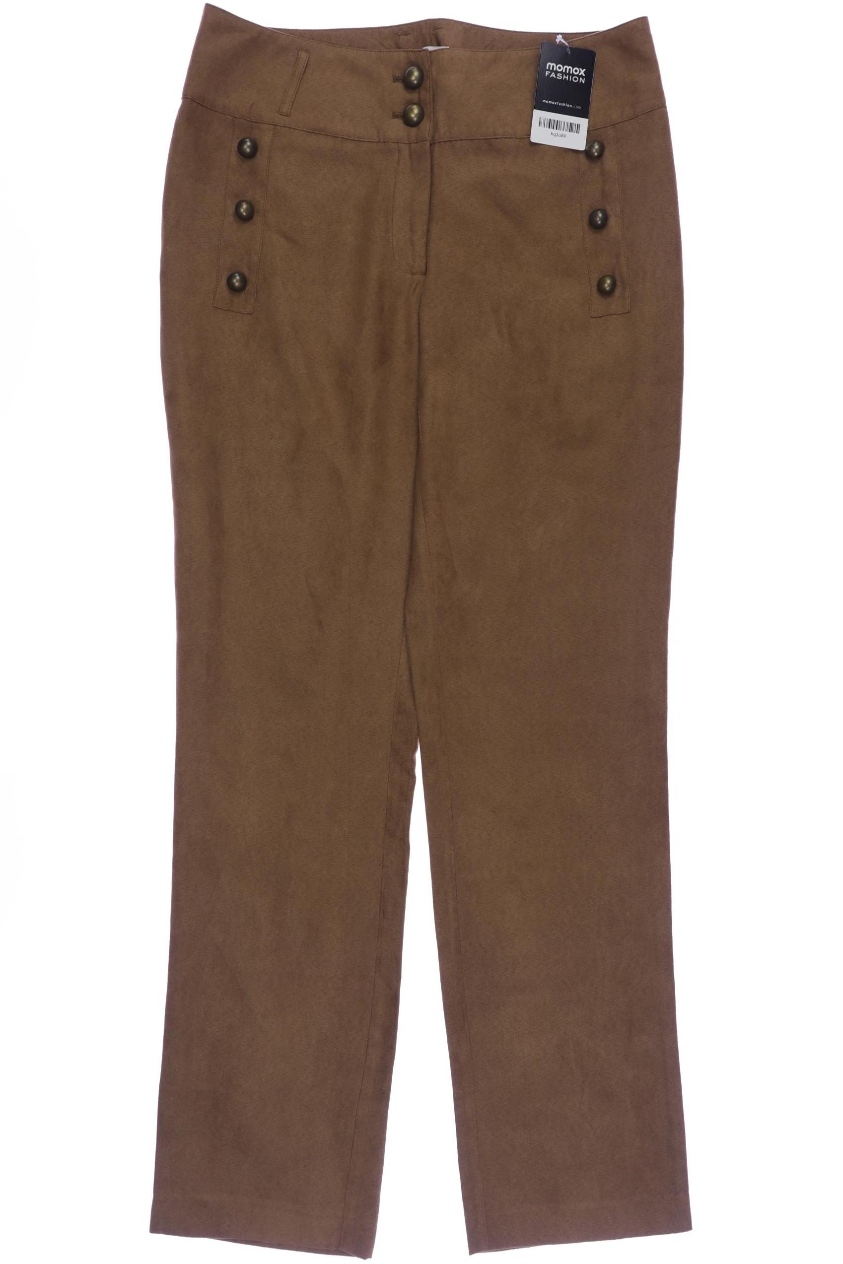 

sheego Damen Stoffhose, braun, Gr. 40