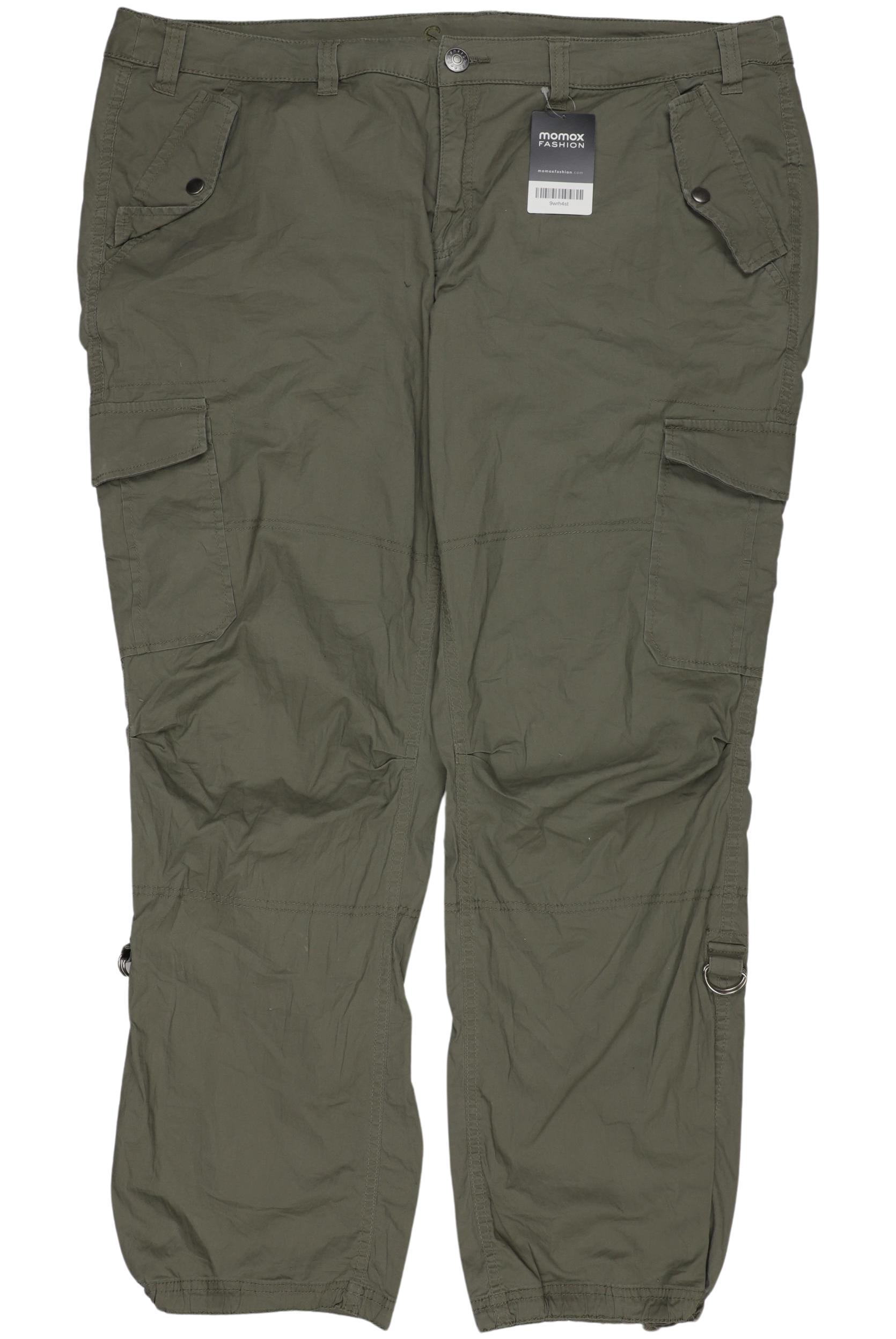 

sheego Damen Stoffhose, grün, Gr. 50