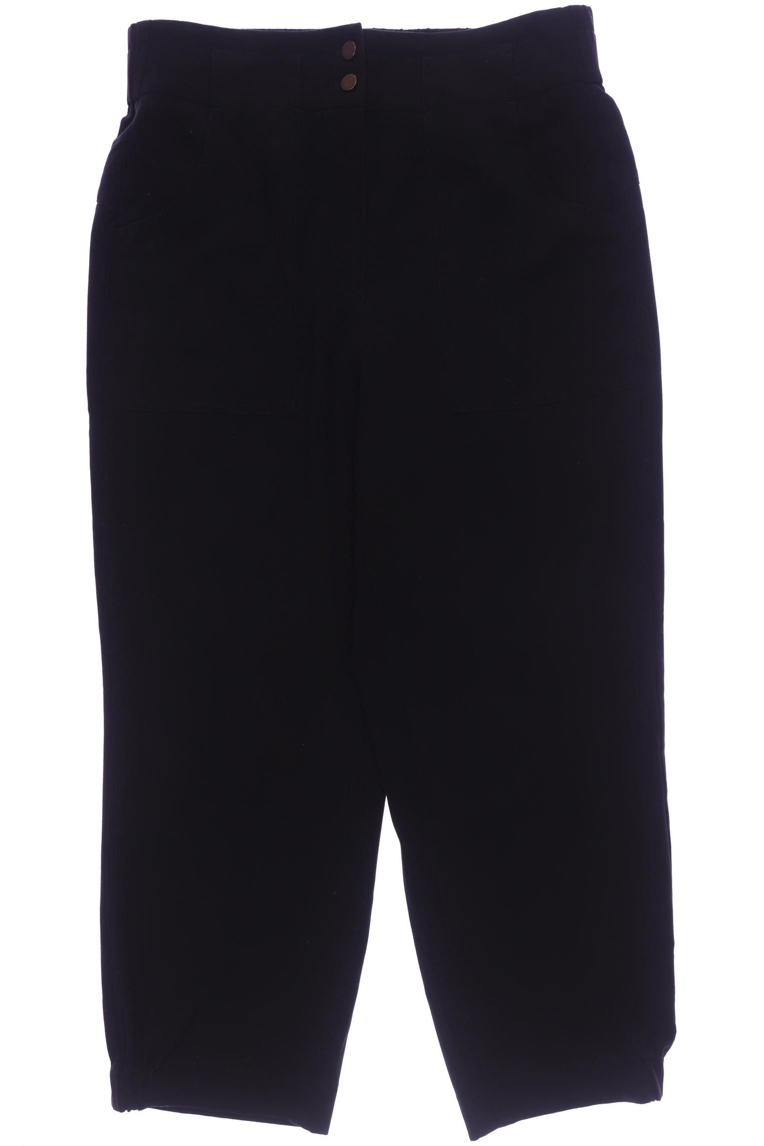 

sheego Damen Stoffhose, schwarz, Gr. 42