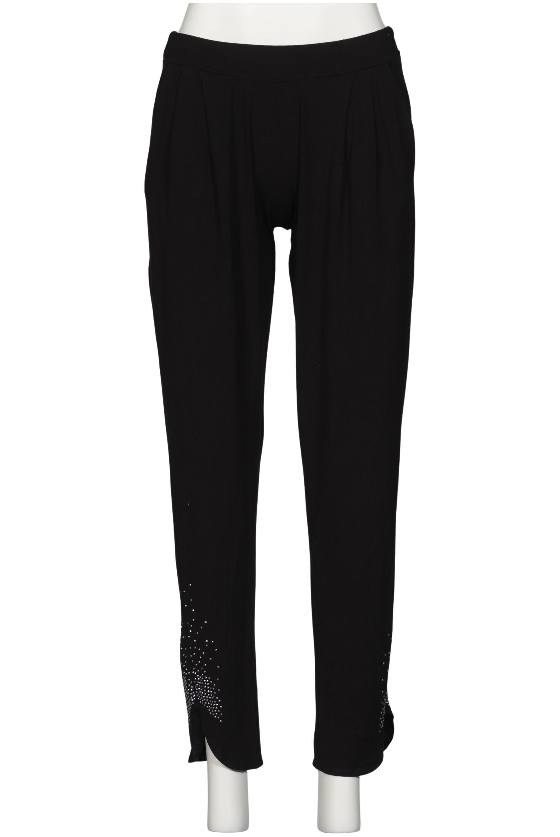 

sheego Damen Stoffhose, schwarz, Gr. 40