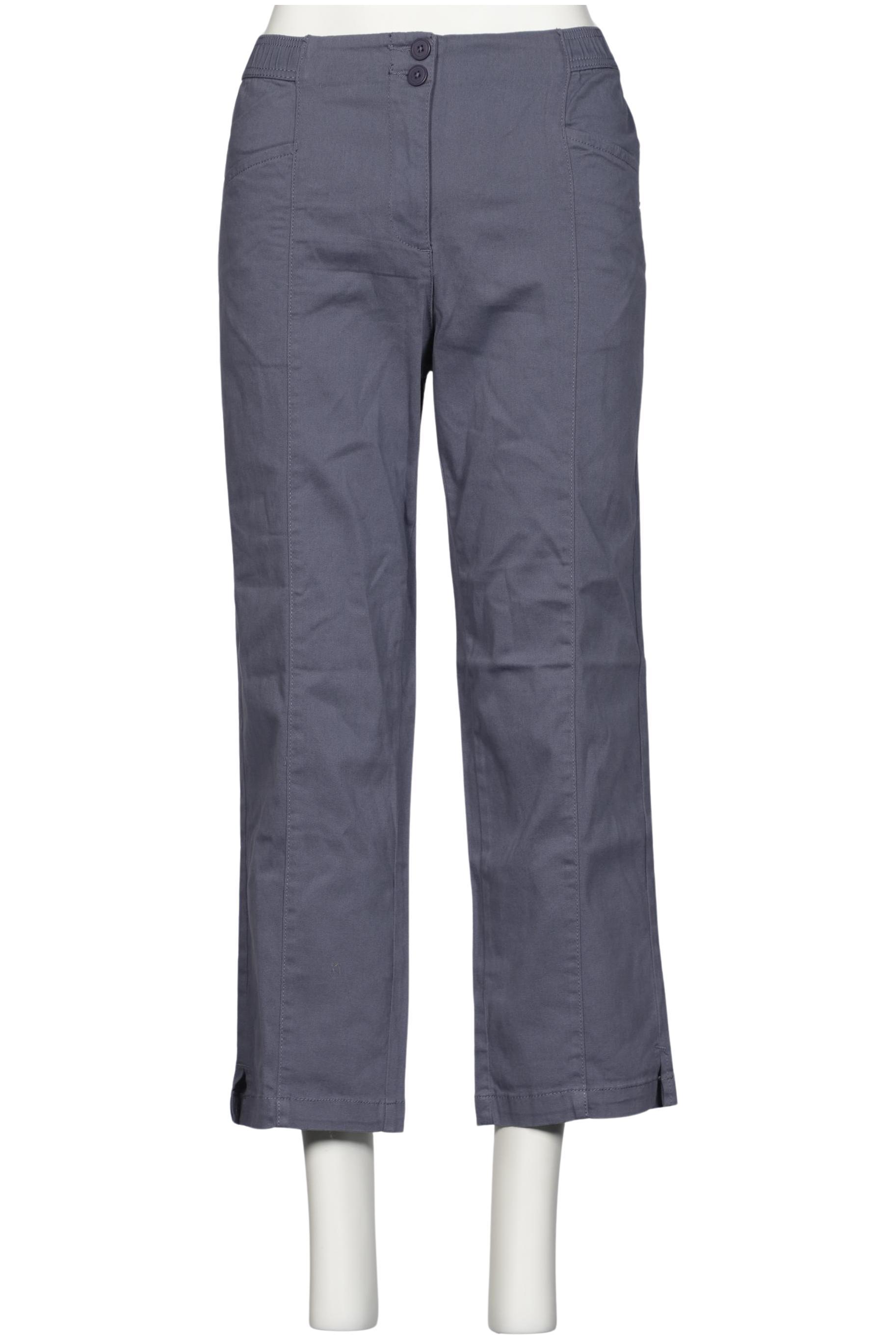 

sheego Damen Stoffhose, grau, Gr. 44